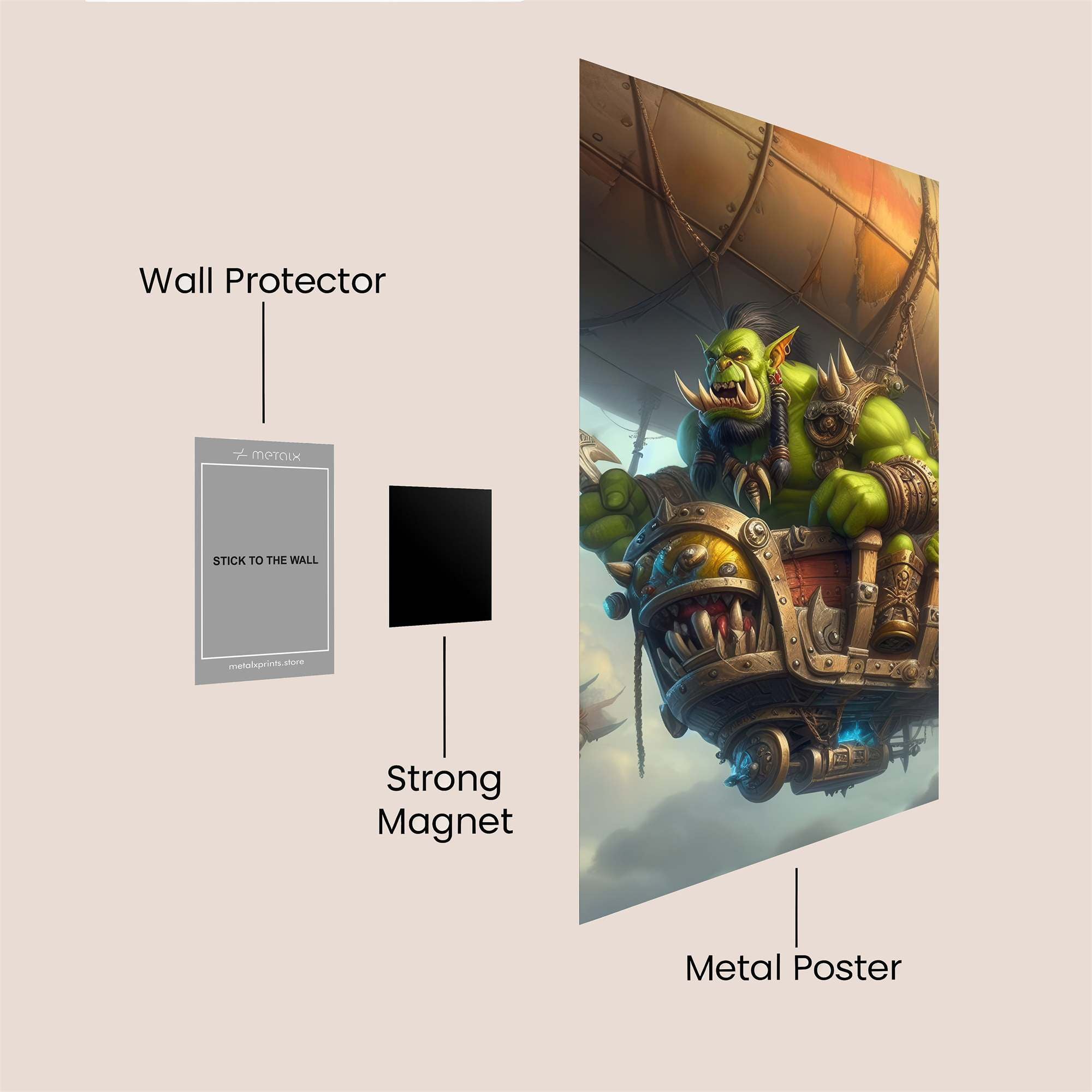 Goblin Adventure Safe Wall Magnetic / M