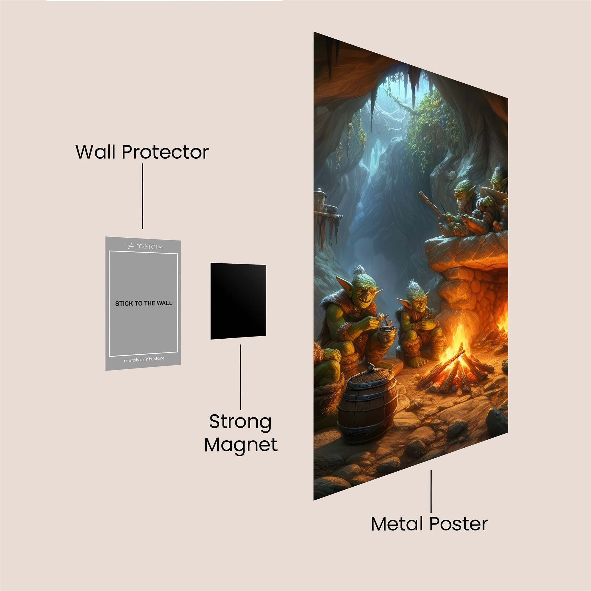 Goblin Gathering Safe Wall Magnetic / M