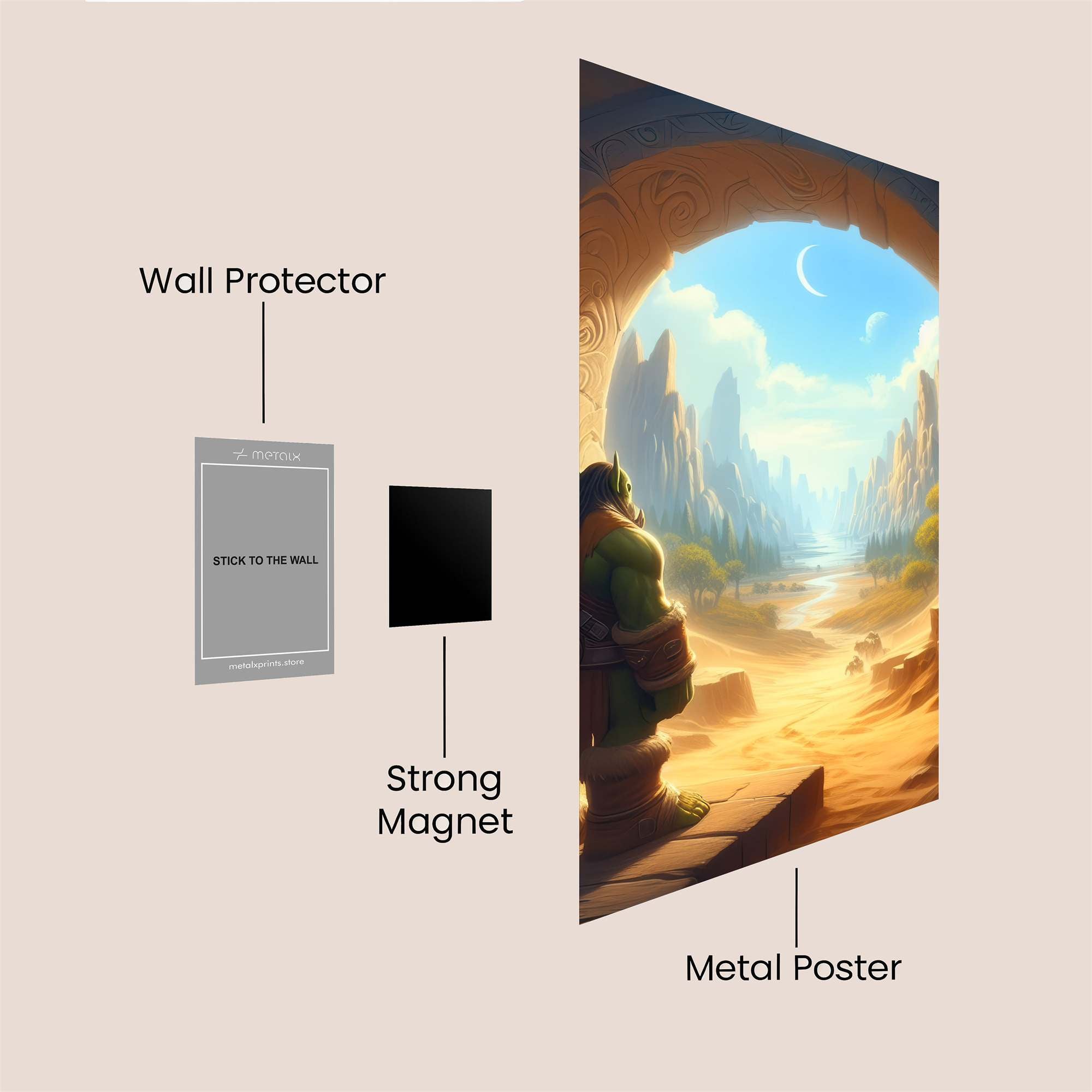 Orc Serene Safe Wall Magnetic / M