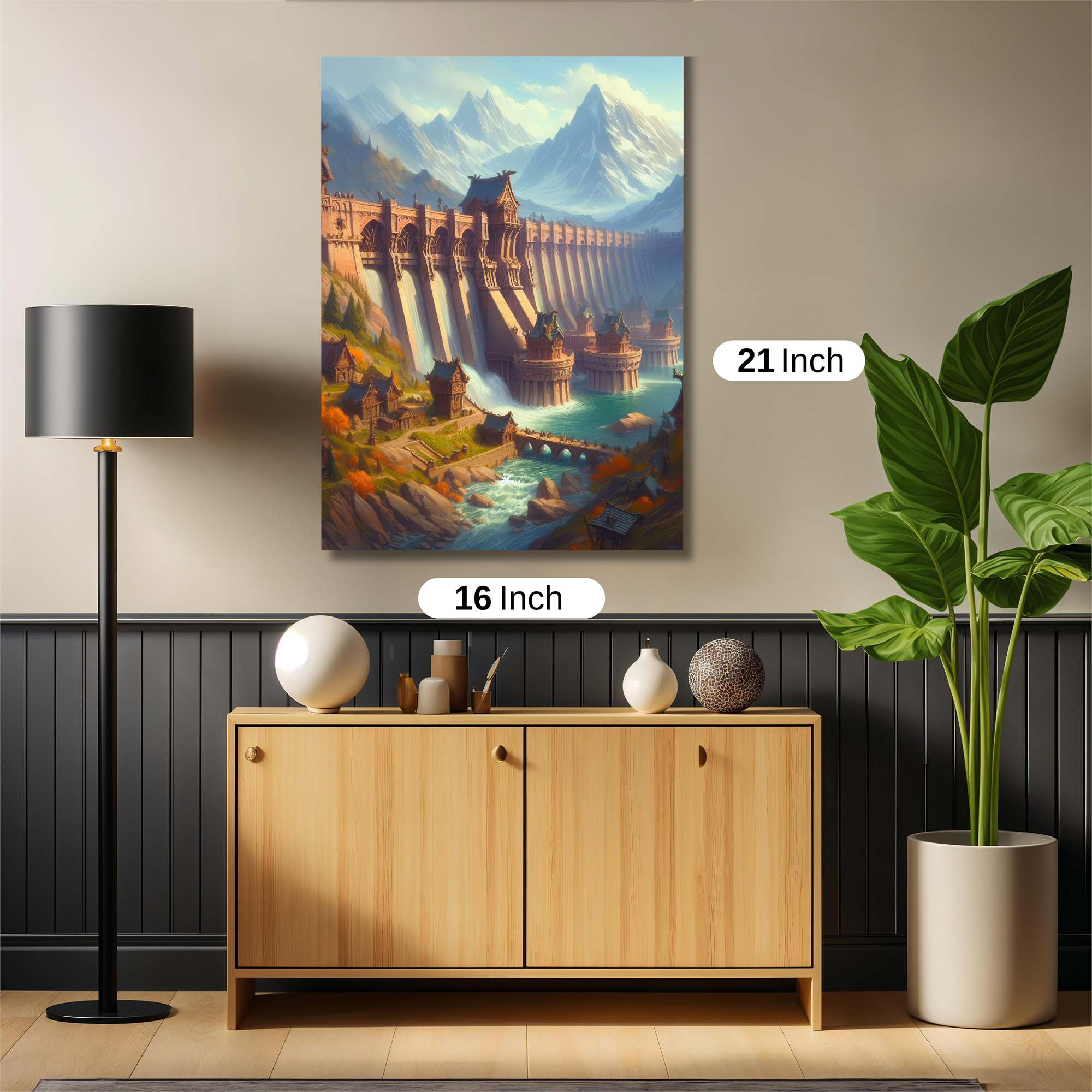 Mountainous Majesty Safe Wall Magnetic / M