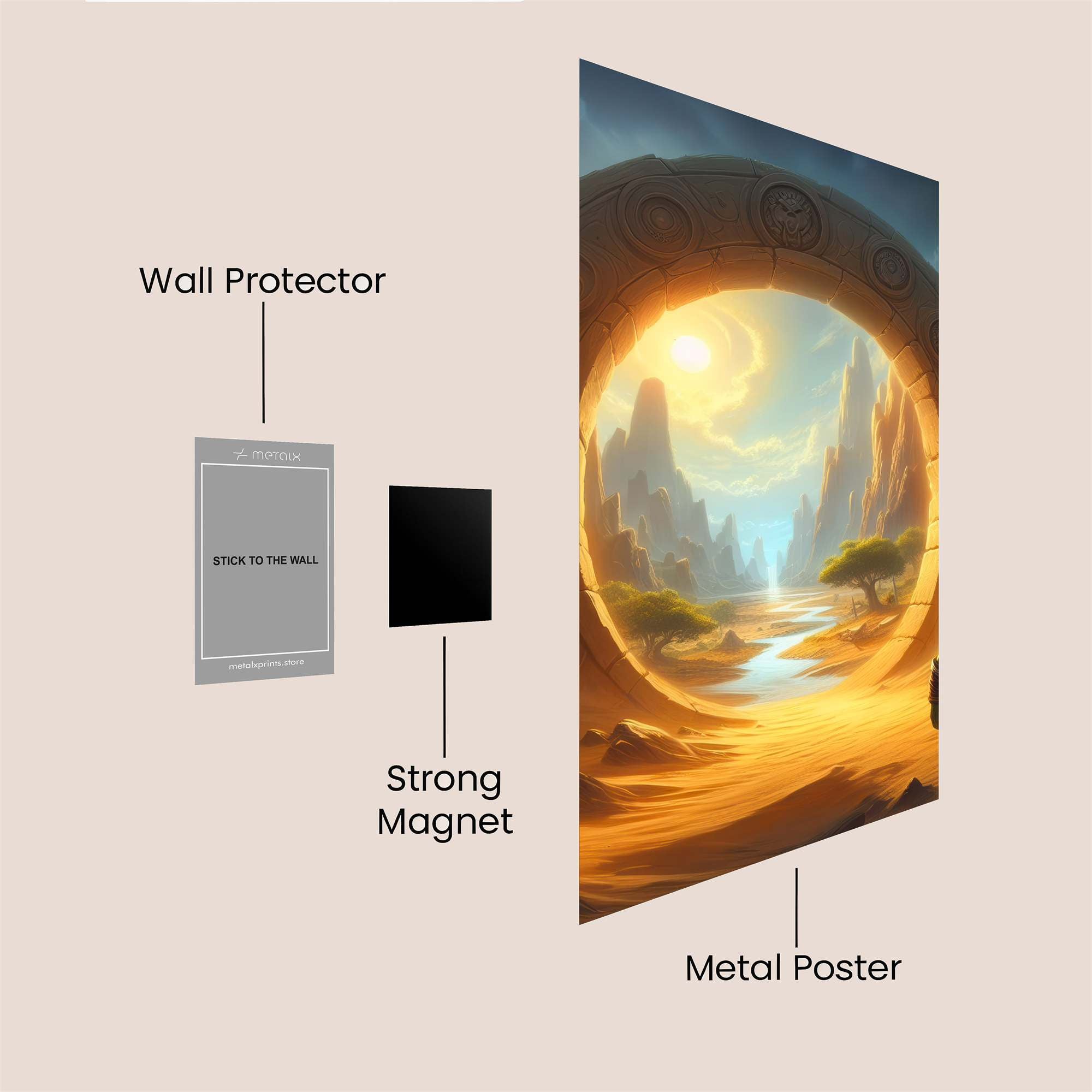 Thrall Serenity Safe Wall Magnetic / M