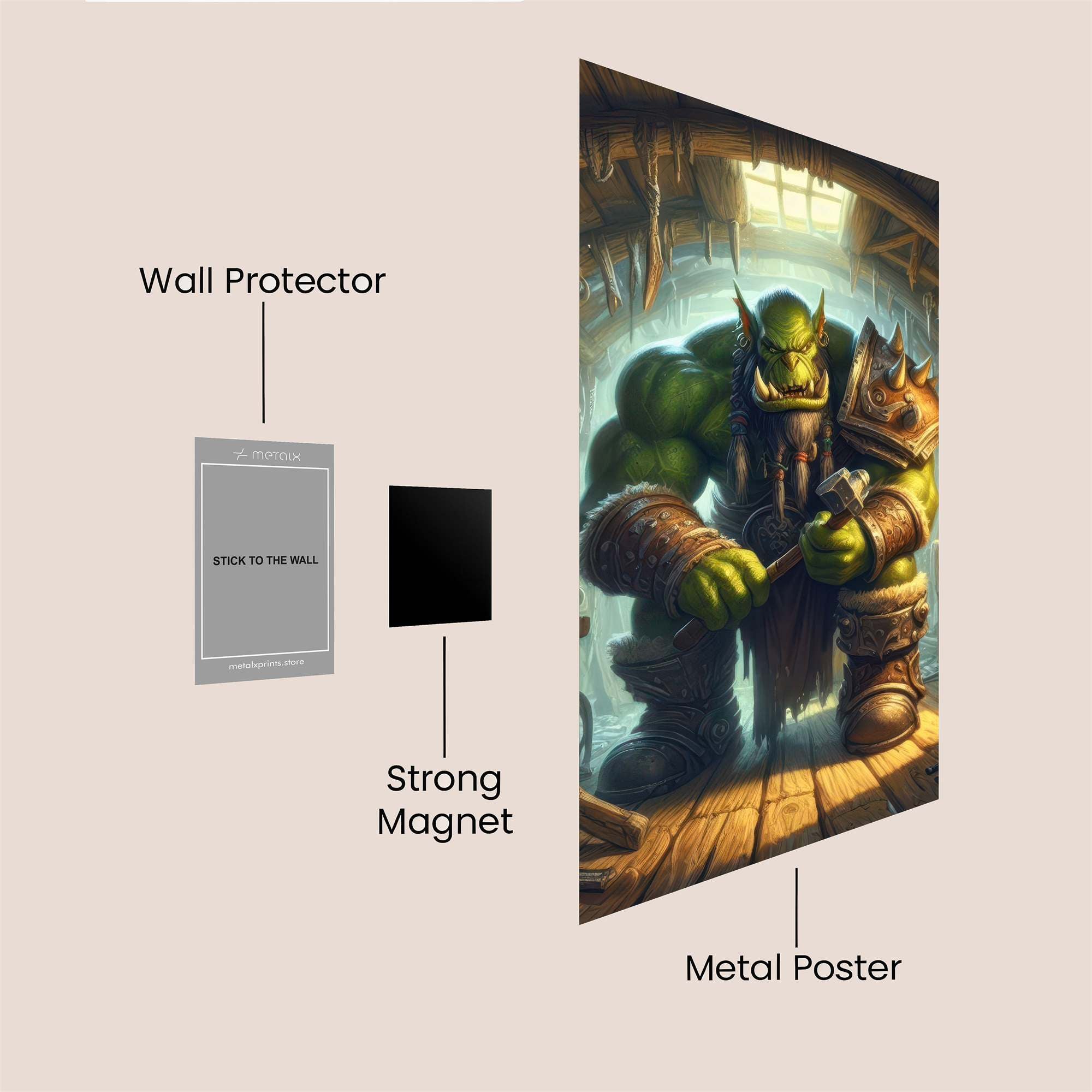 Blacksmith Intensity Safe Wall Magnetic / M