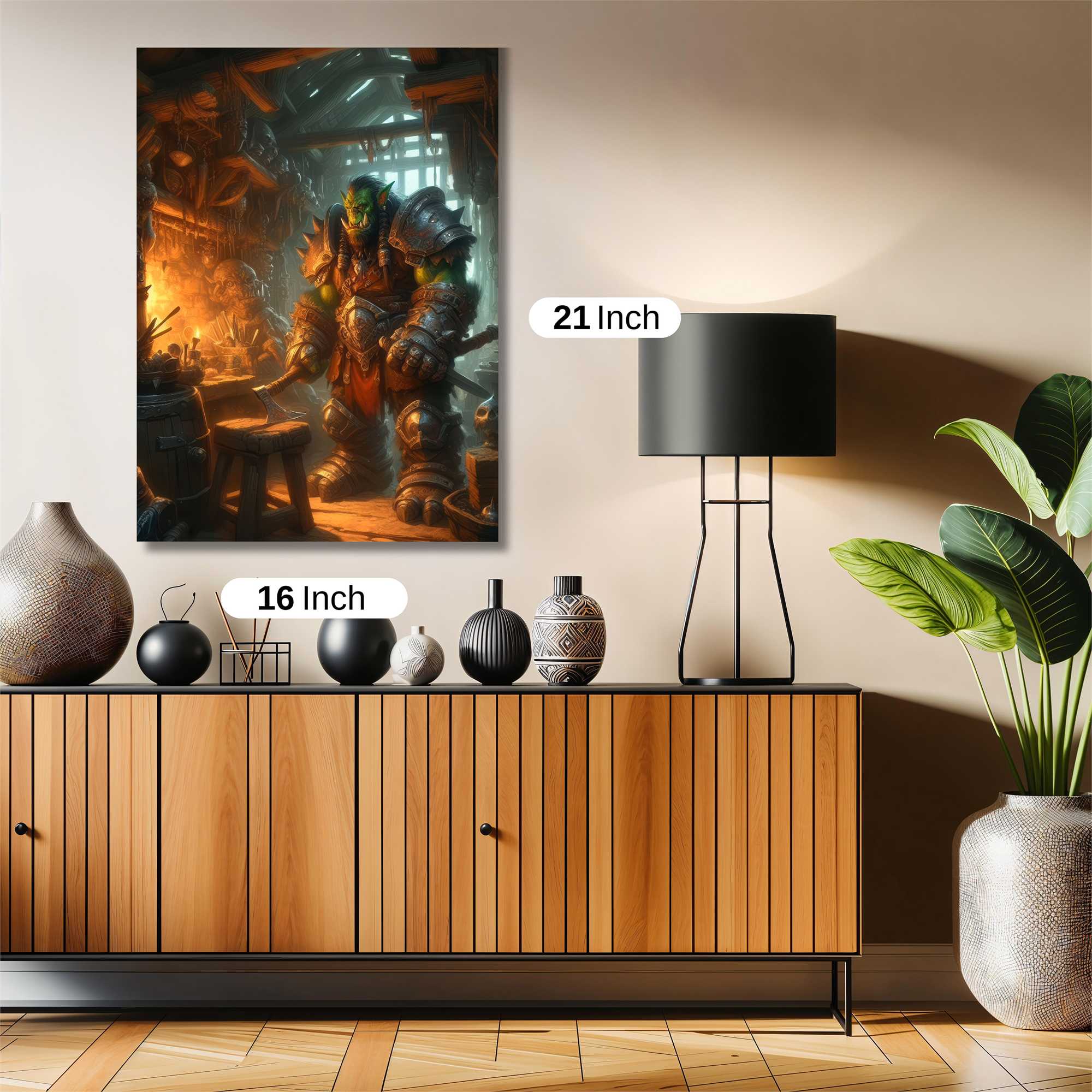 Orc Blacksmith Safe Wall Magnetic / M