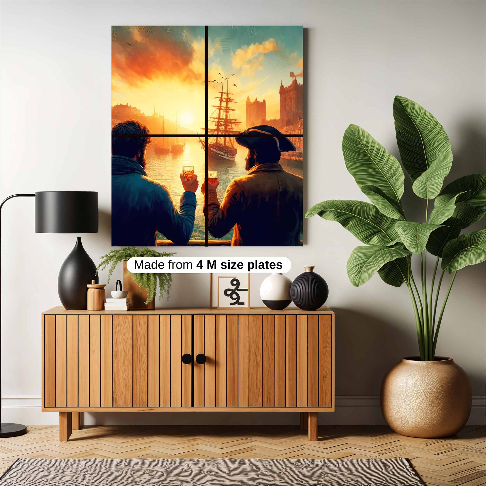 Pirate Sunset Safe Wall Magnetic / M