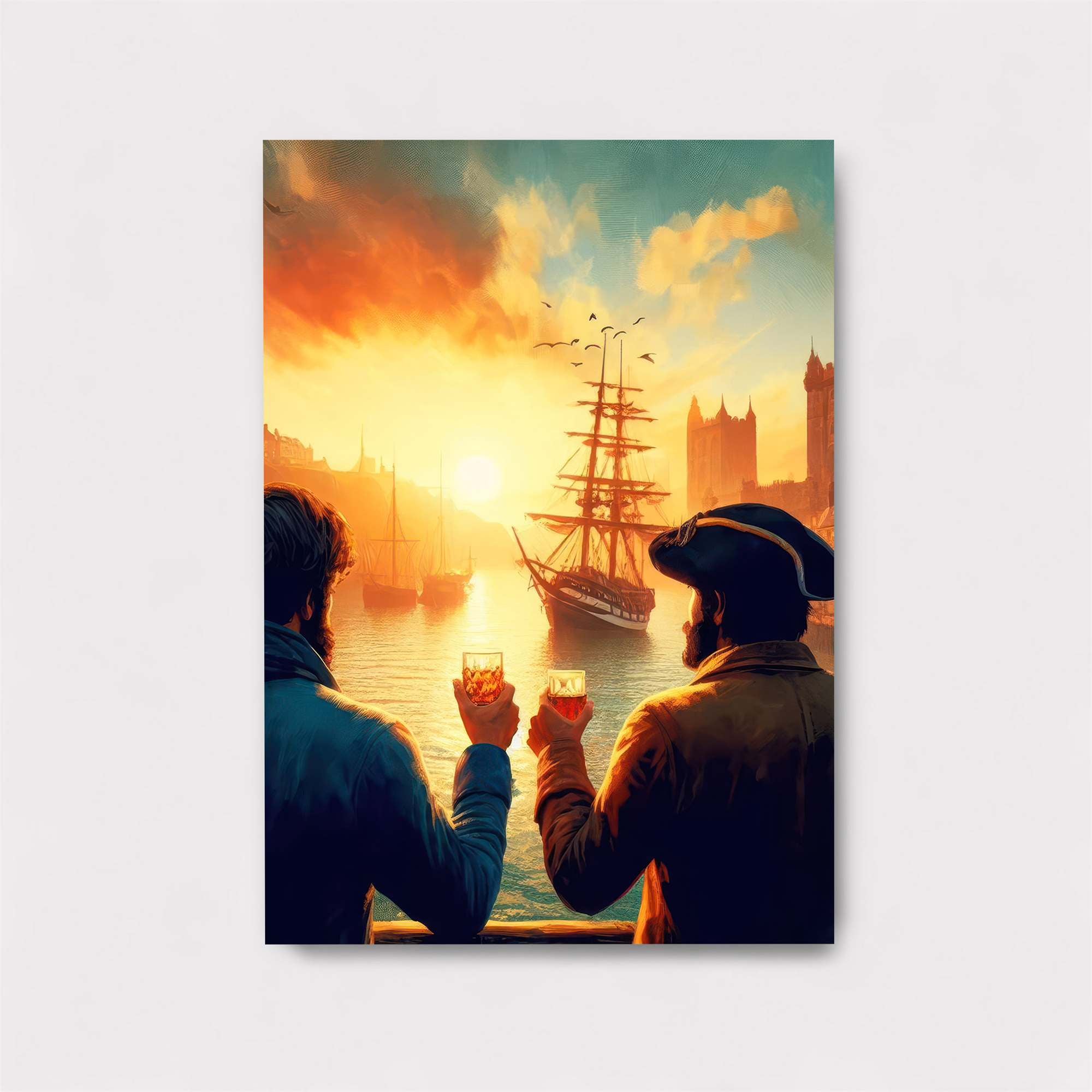 Pirate Sunset Safe Wall Magnetic / M