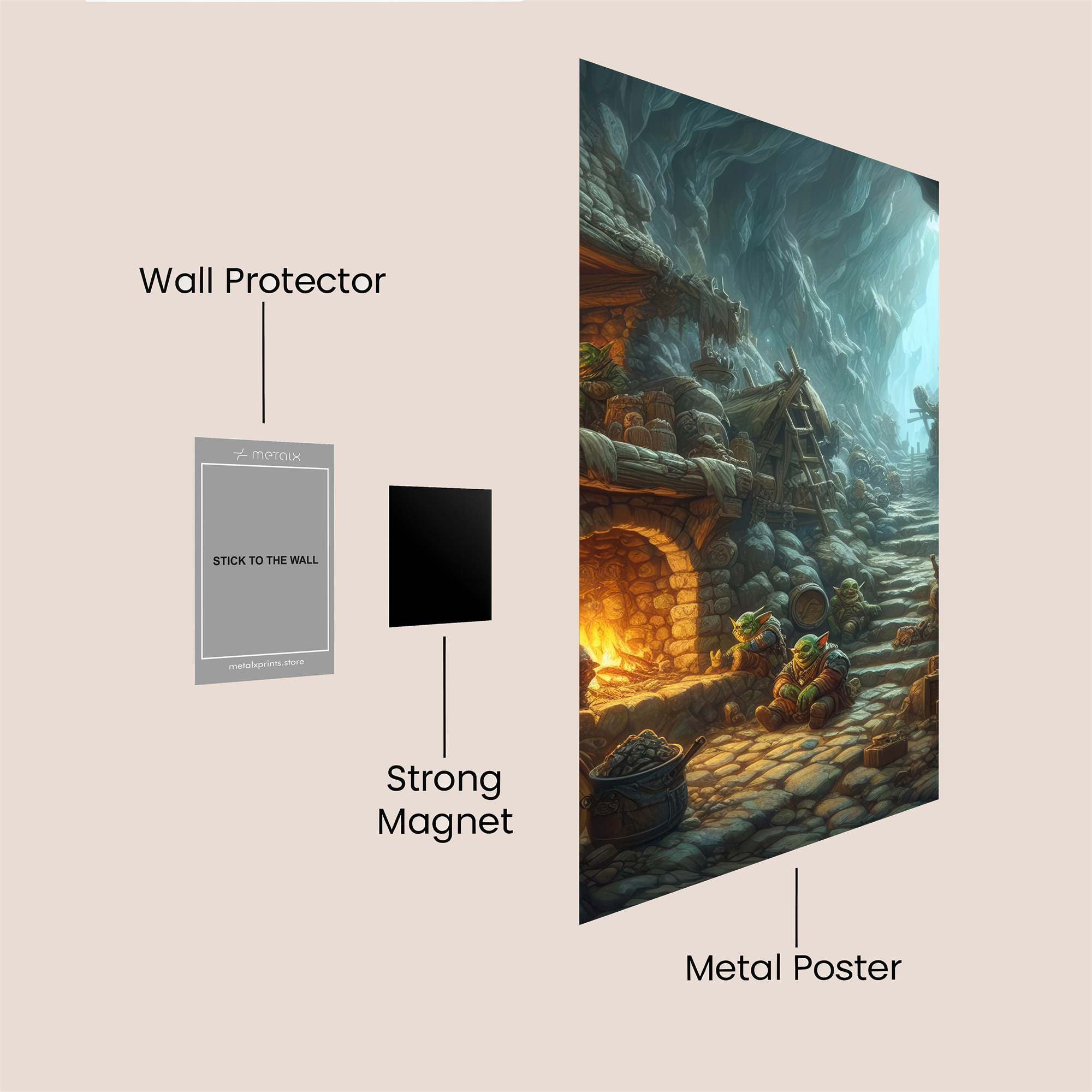 Goblin Haven Safe Wall Magnetic / M