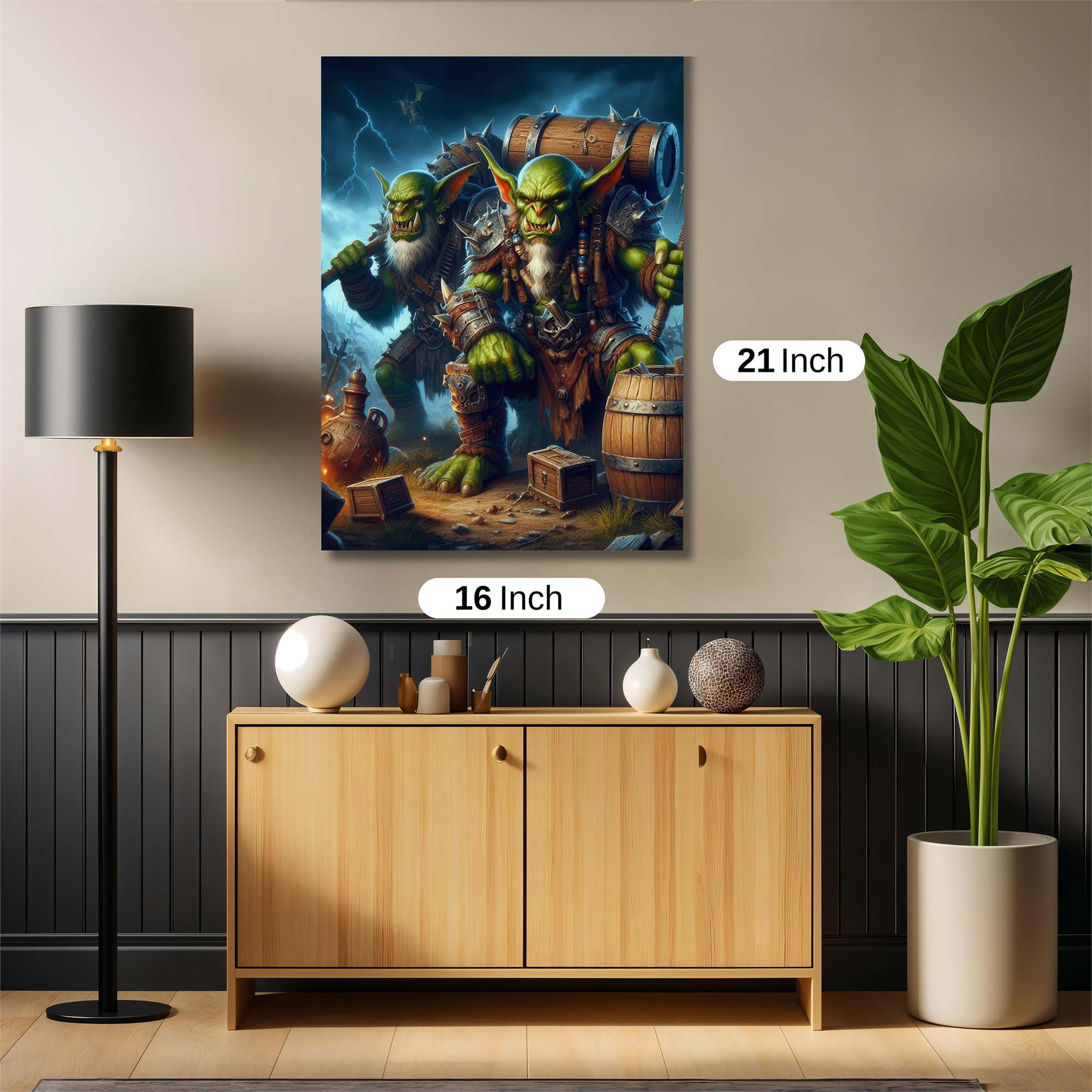 Goblin Raiders Safe Wall Magnetic / M