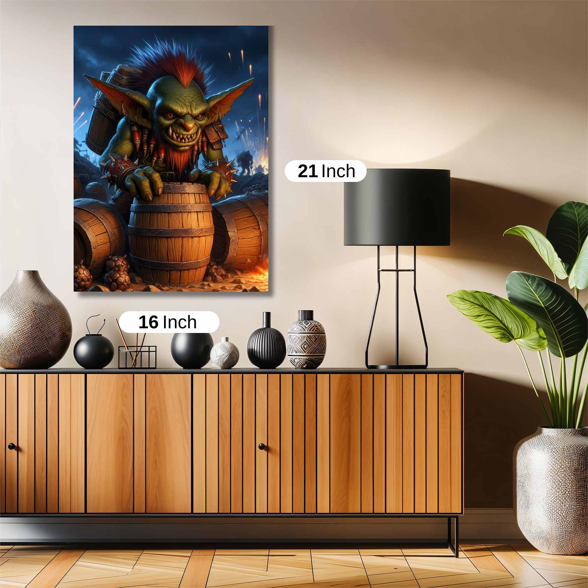 Goblin Rampage Safe Wall Magnetic / M