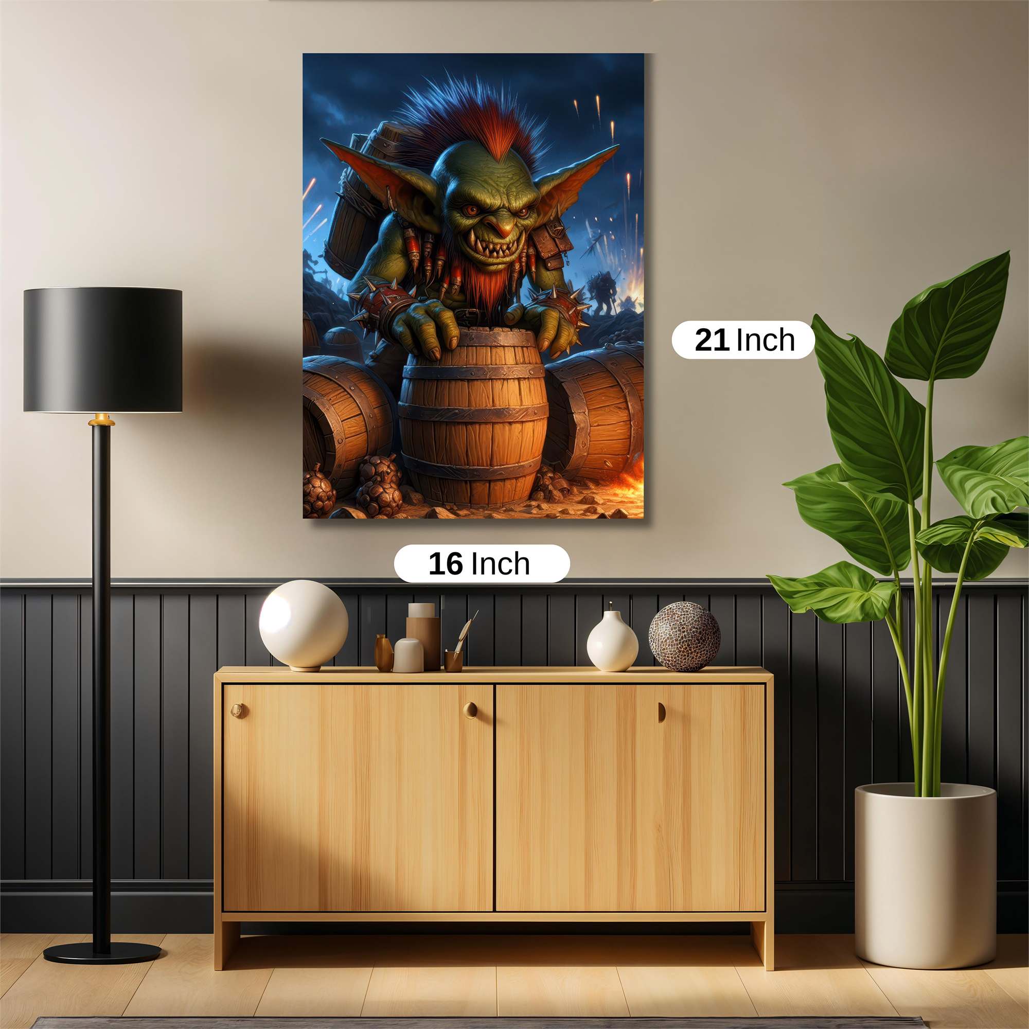 Goblin Rampage Safe Wall Magnetic / M