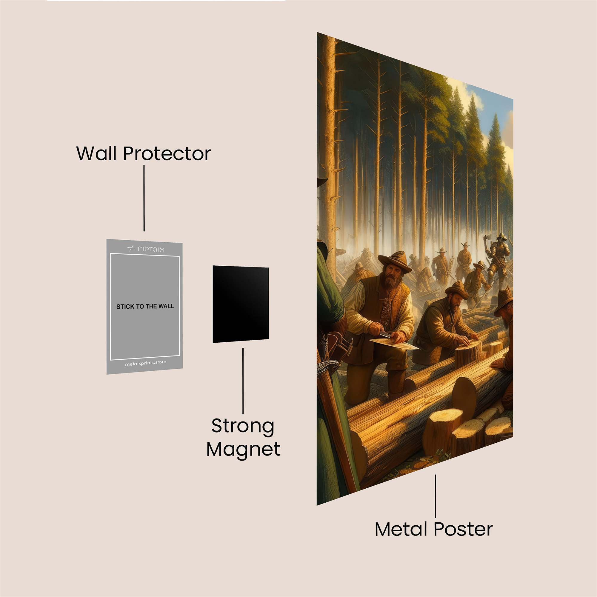 Lumber Legacy Safe Wall Magnetic / M