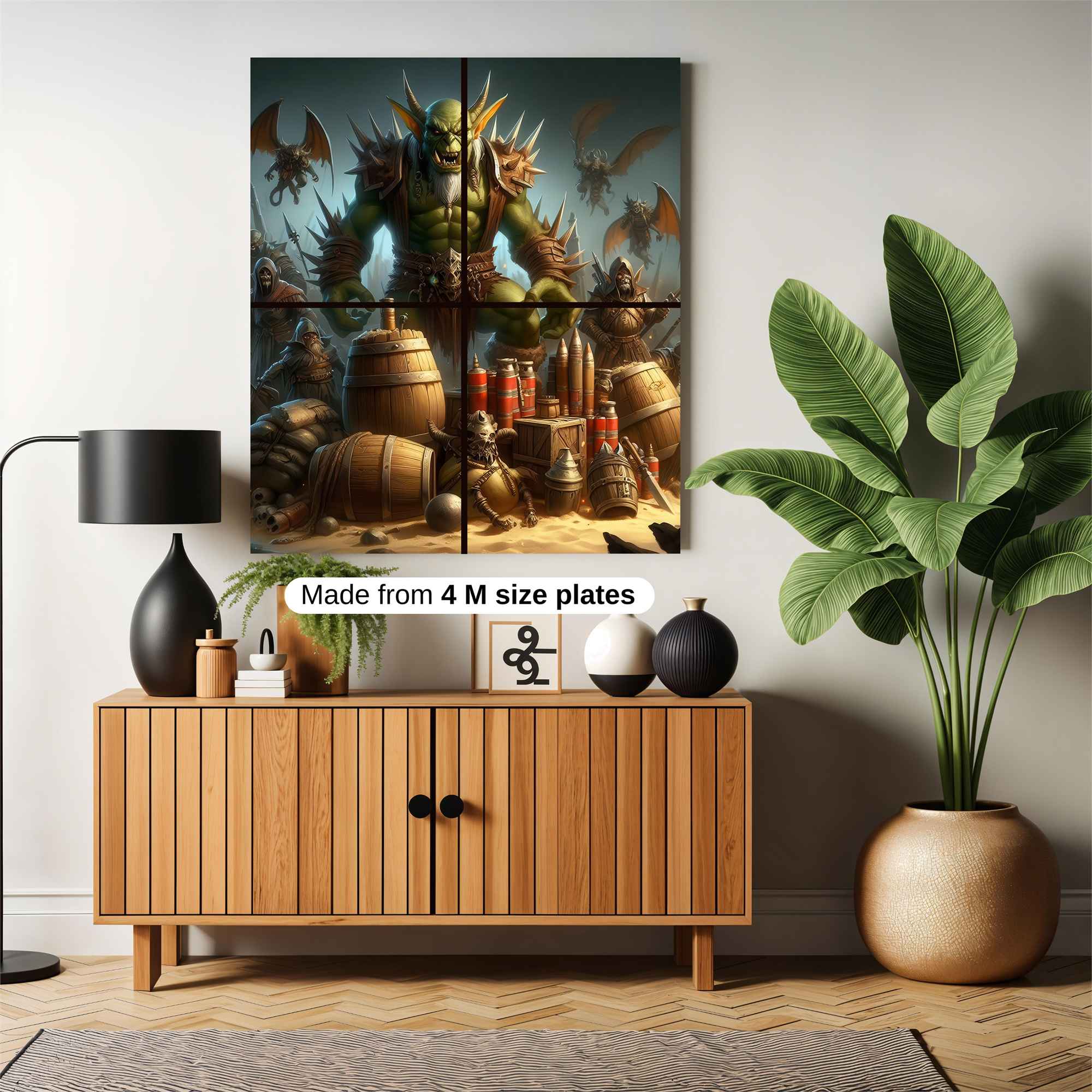 Orcish Revelry Safe Wall Magnetic / M