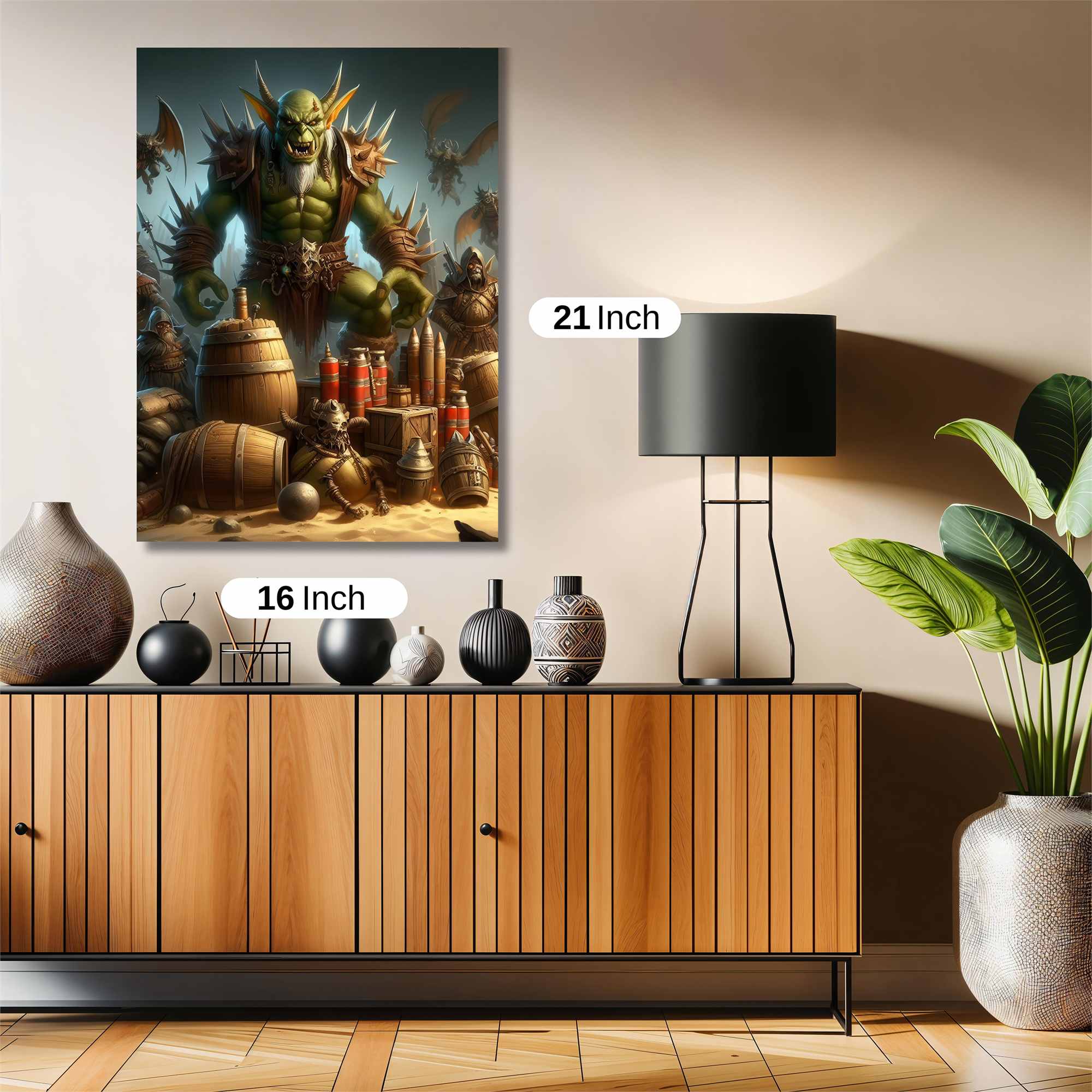 Orcish Revelry Safe Wall Magnetic / M