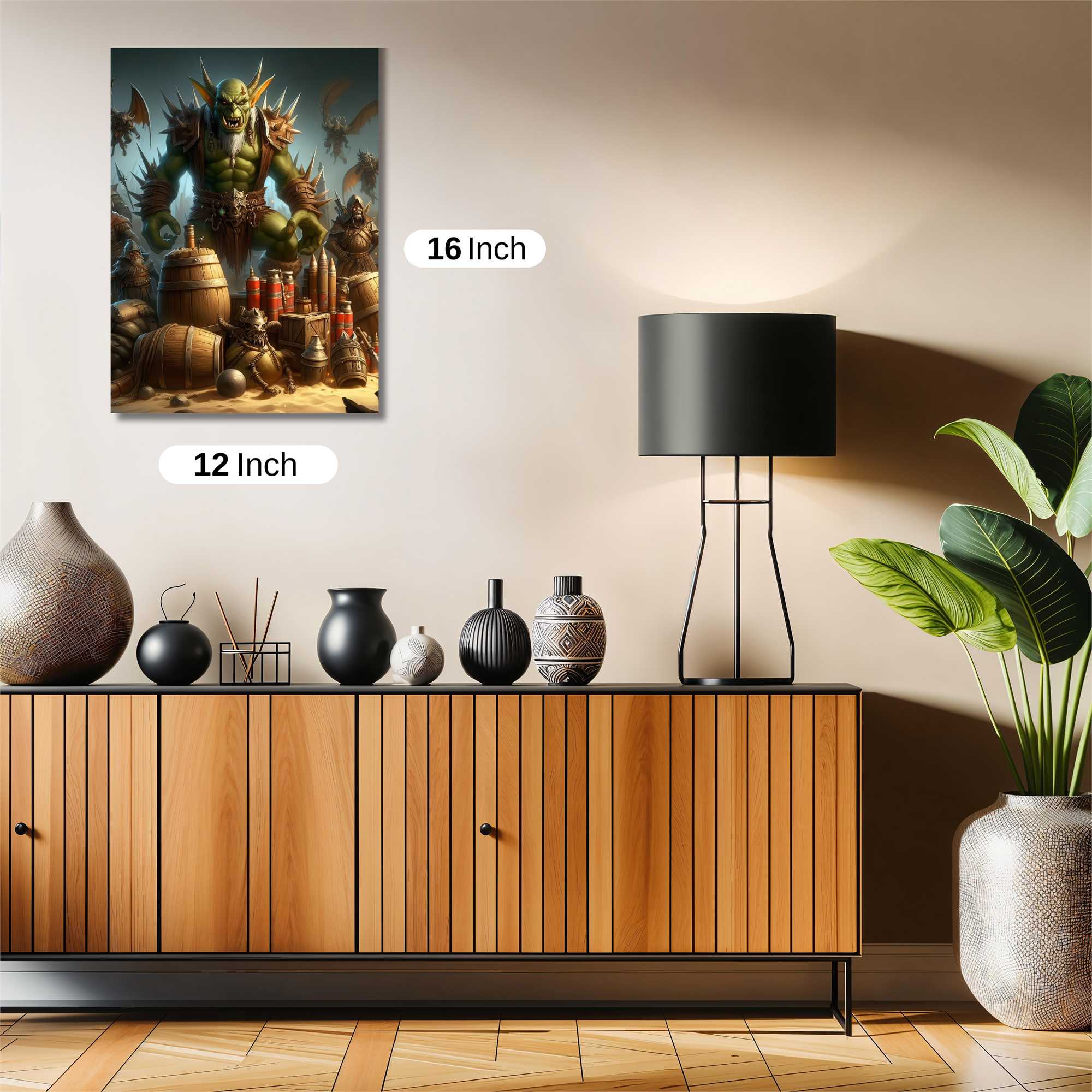 Orcish Revelry Safe Wall Magnetic / M