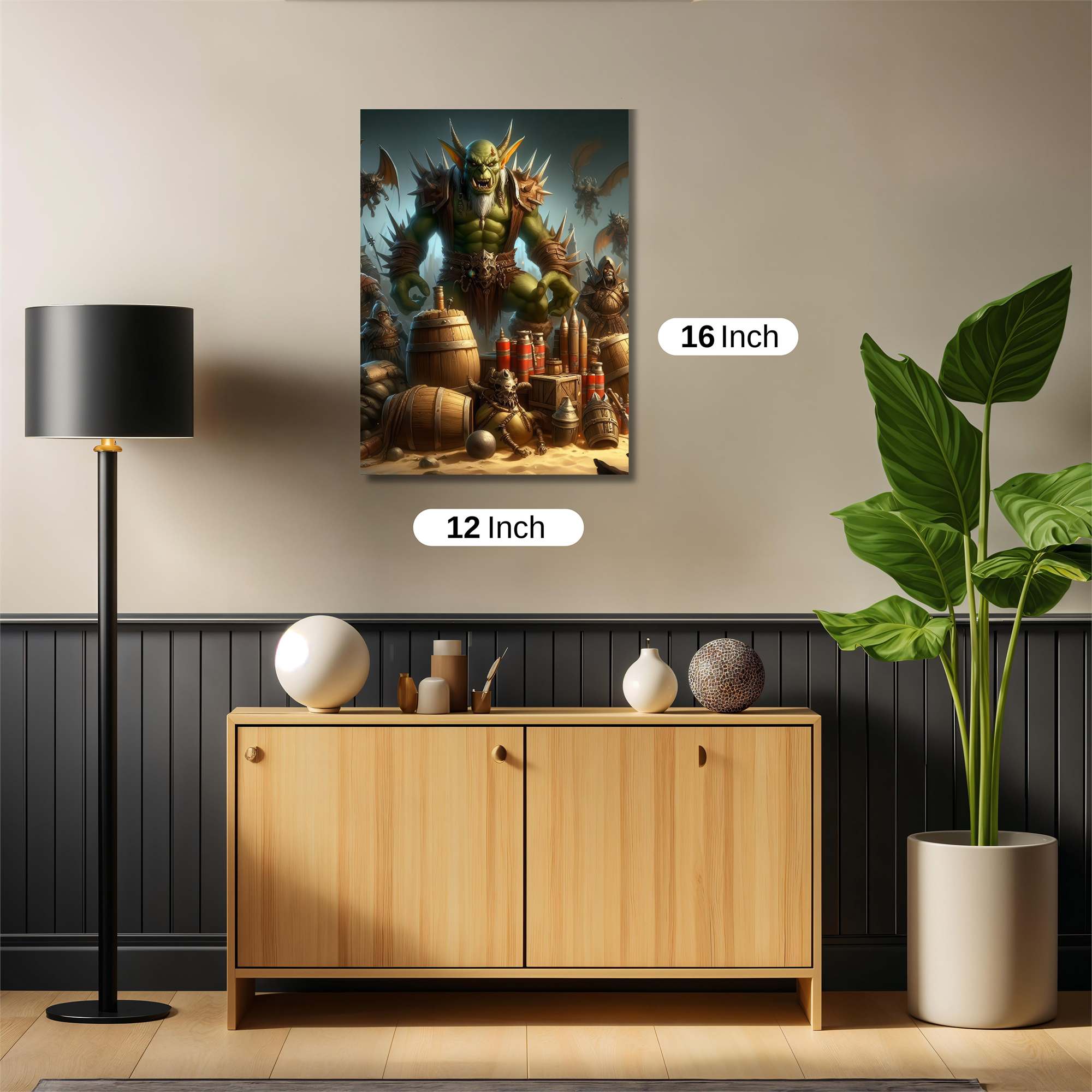 Orcish Revelry Safe Wall Magnetic / M
