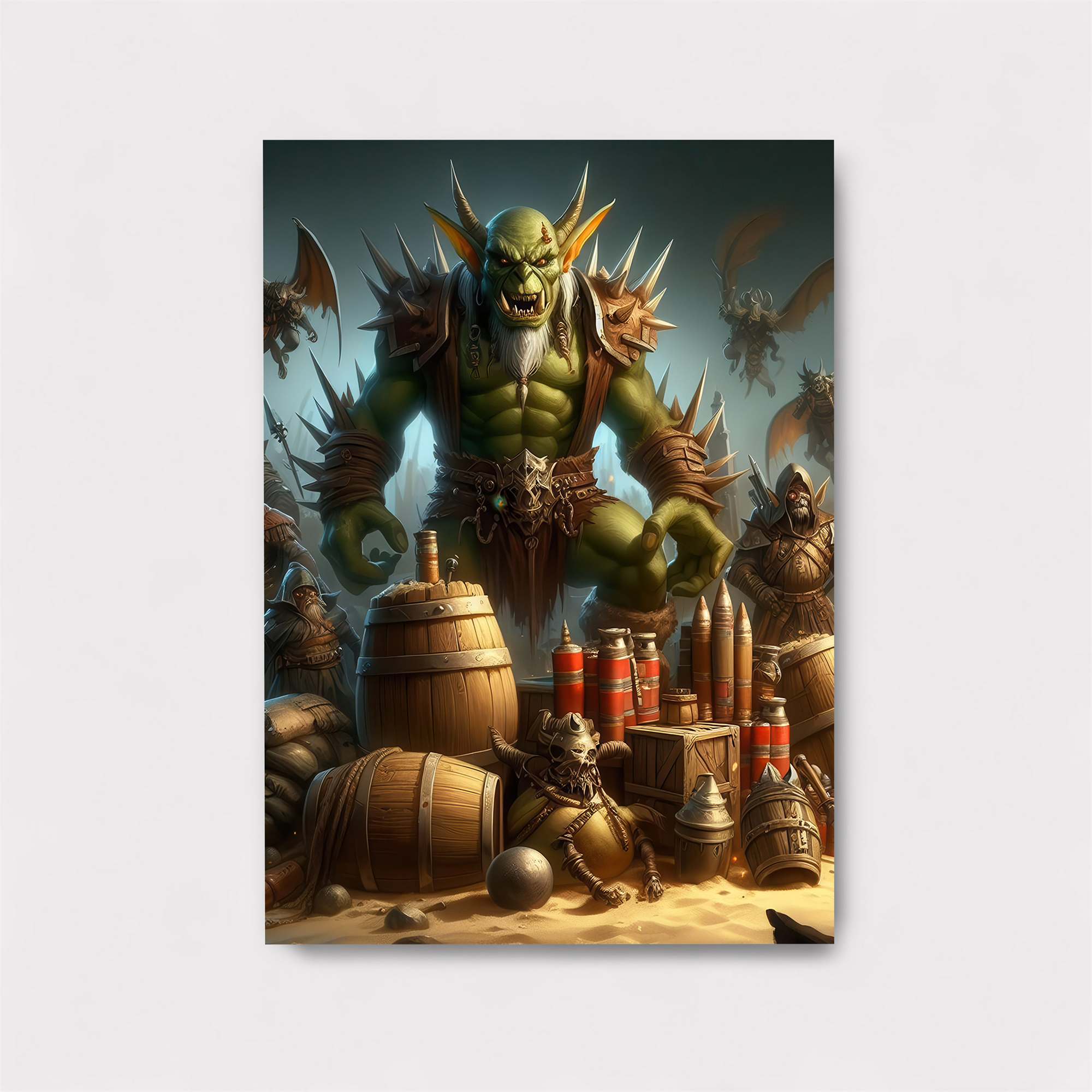Orcish Revelry Safe Wall Magnetic / M