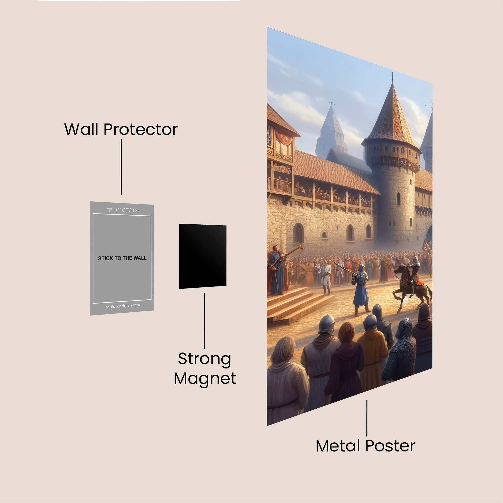 Knightly Triumph Safe Wall Magnetic / M