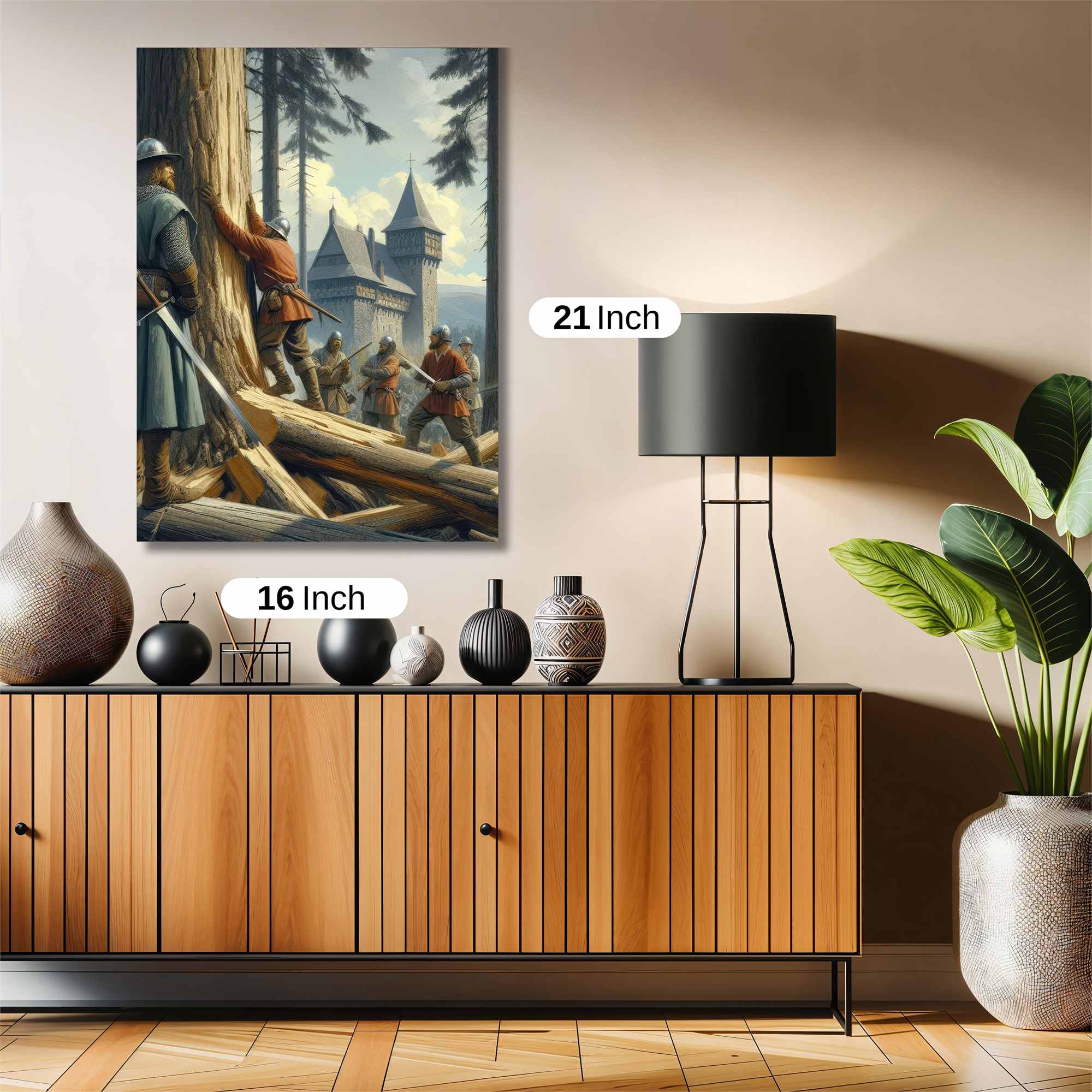 Forest Siege Safe Wall Magnetic / M