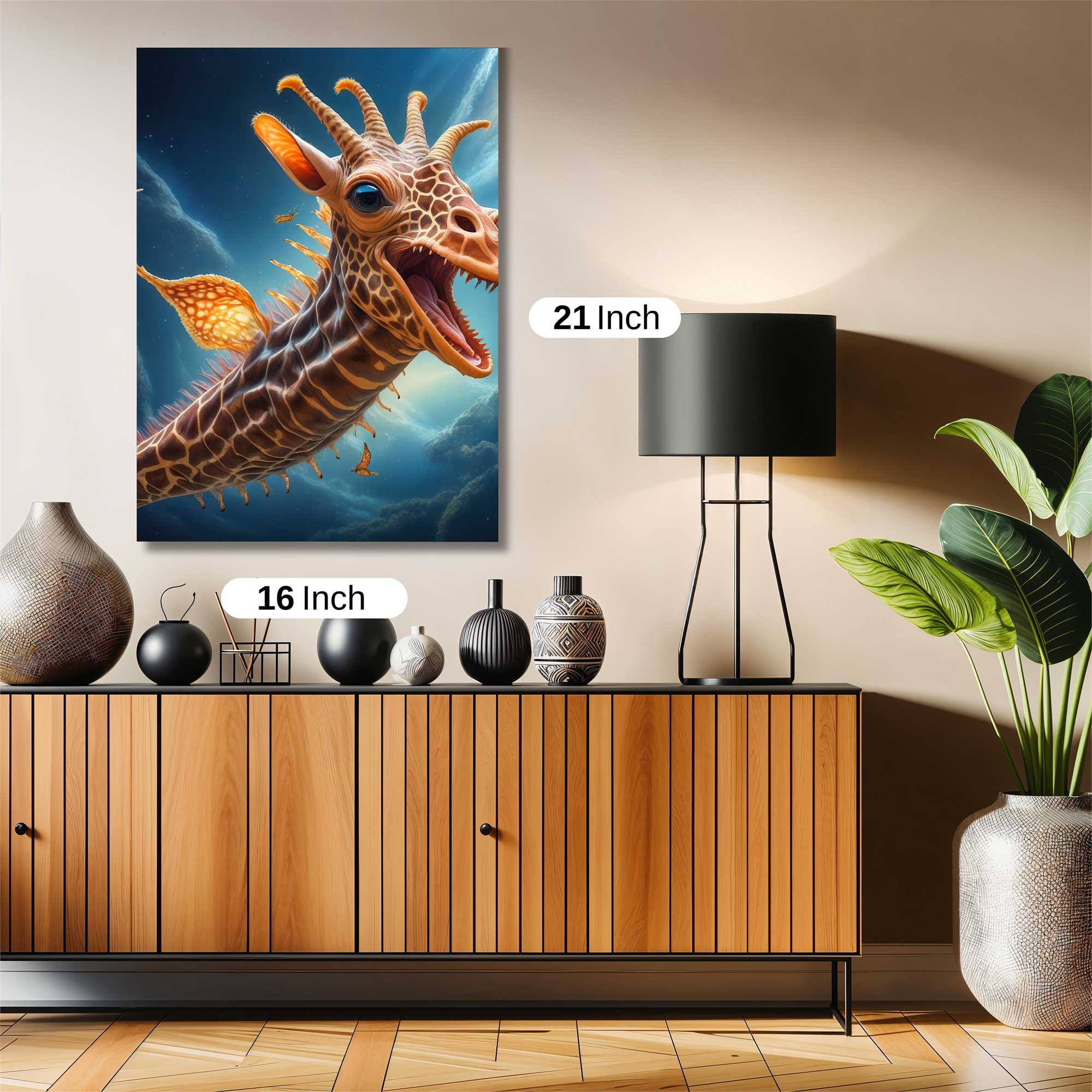 Giraffe Gleeful Safe Wall Magnetic / M