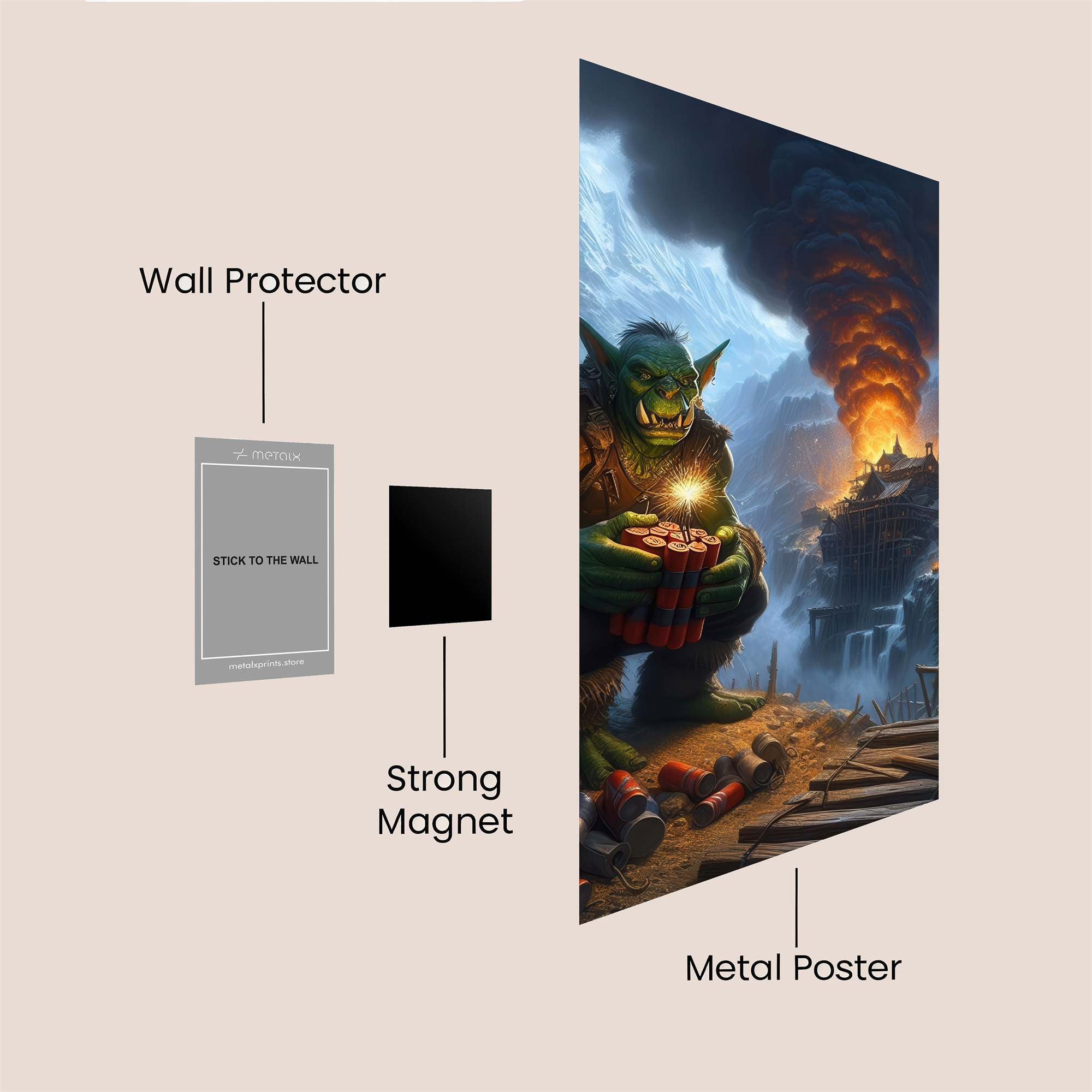 Goblin Mischief Safe Wall Magnetic / M