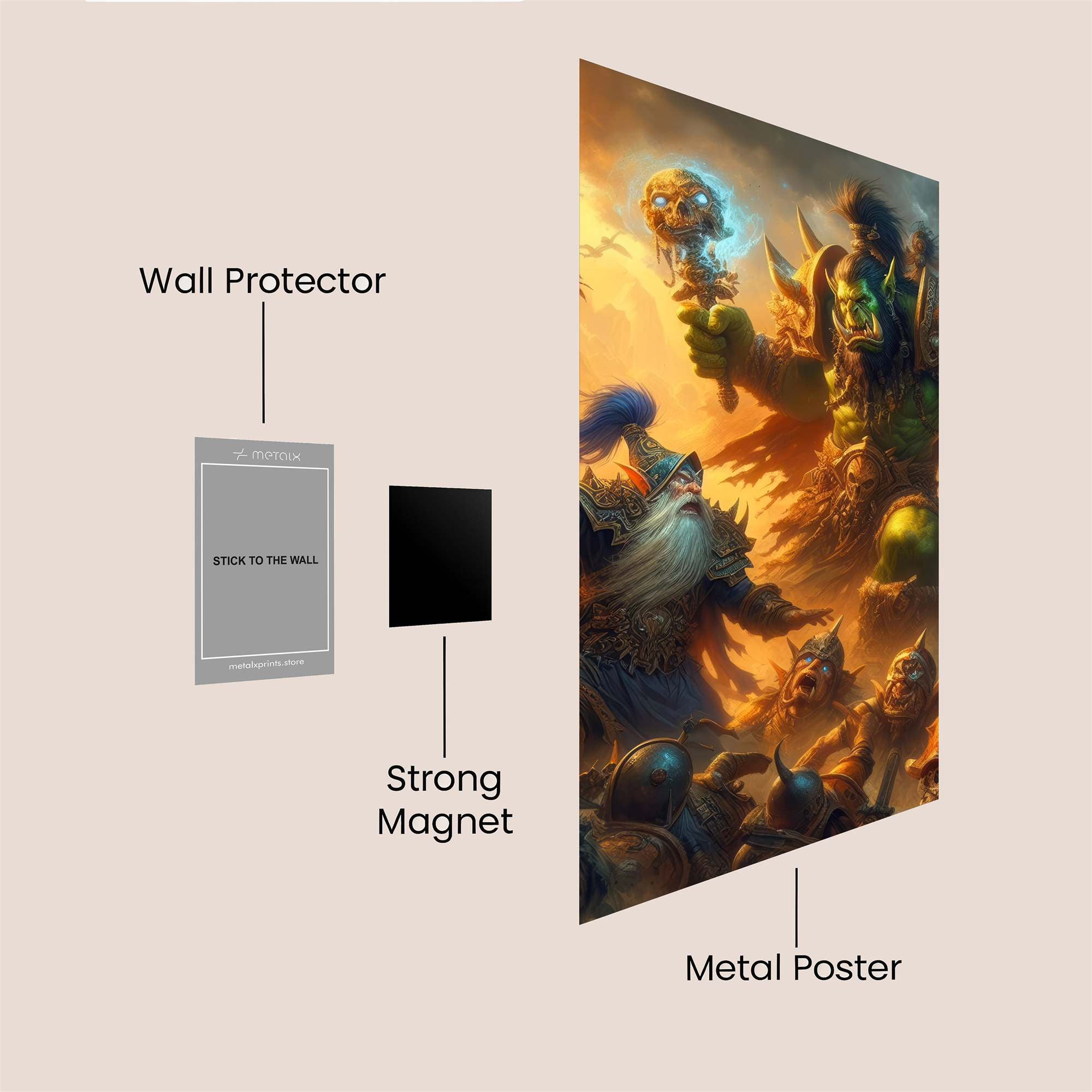 Thrall Triumphant Safe Wall Magnetic / M