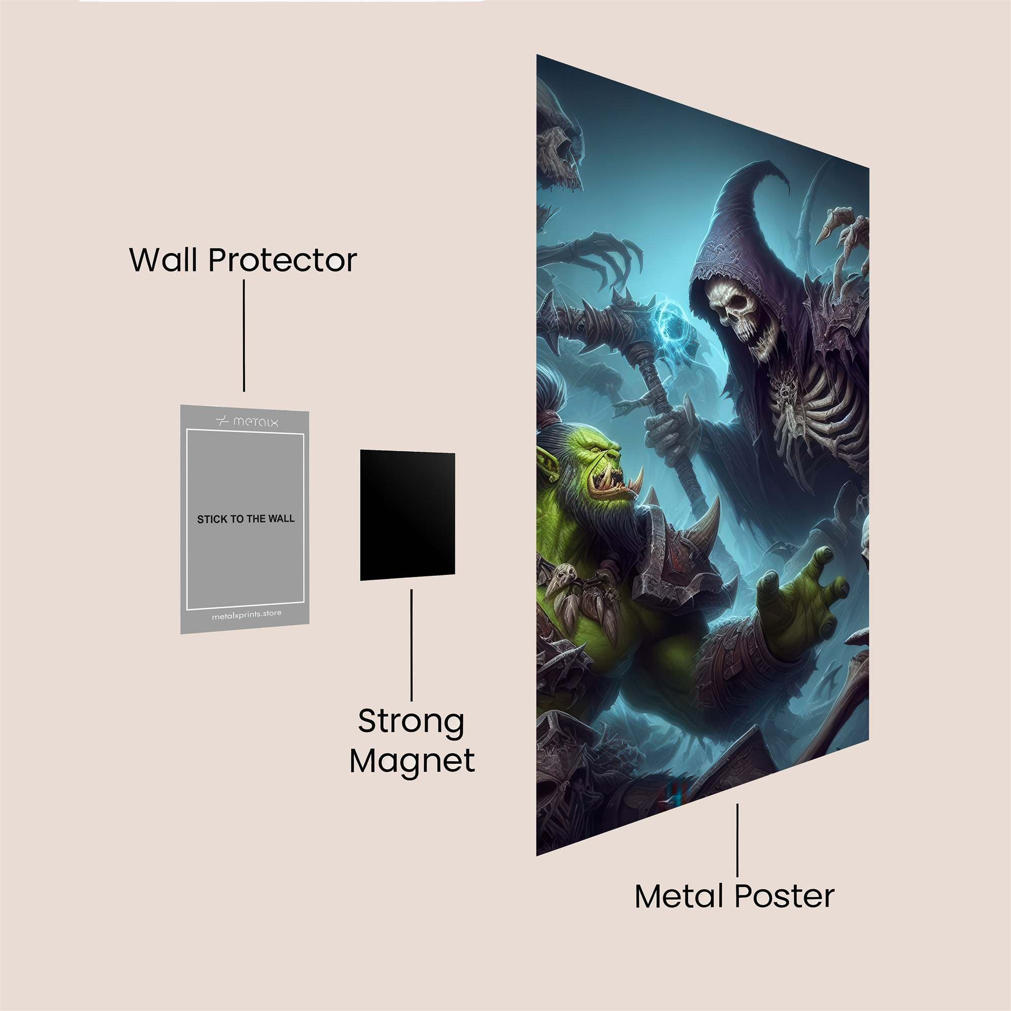 Orc Confrontation Safe Wall Magnetic / M