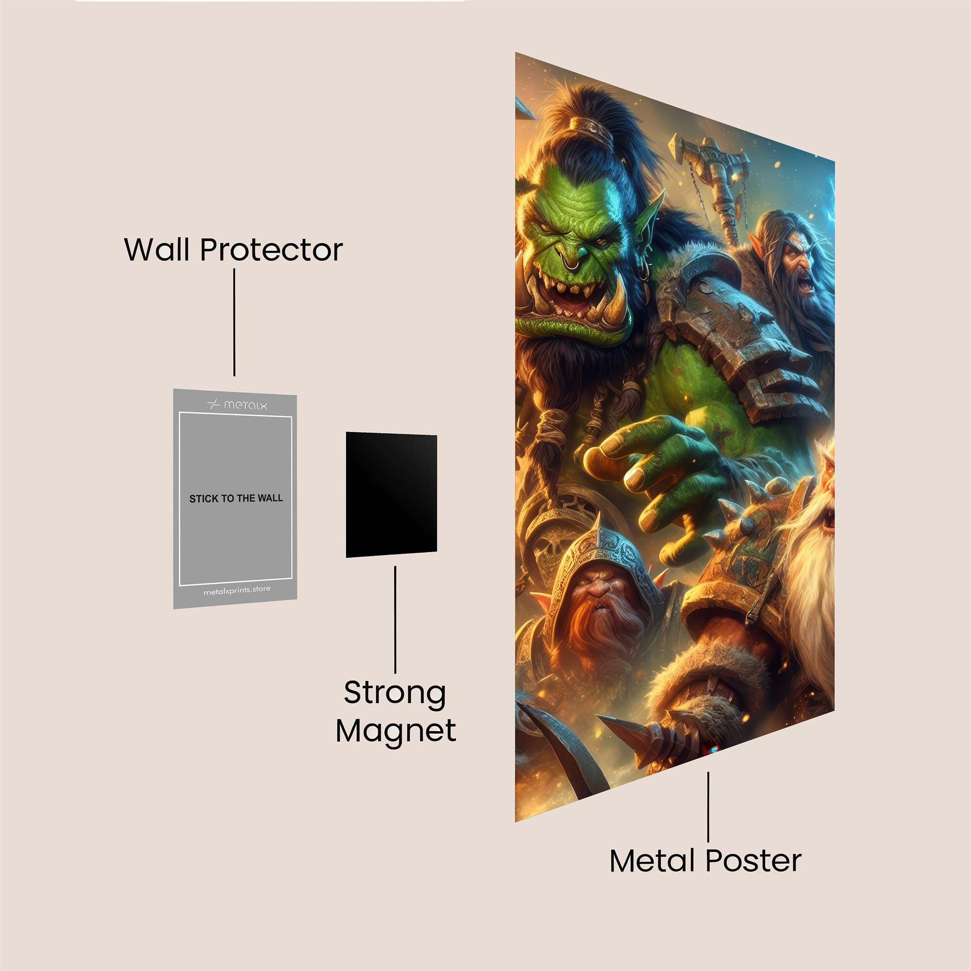 Orcish Valor Safe Wall Magnetic / M