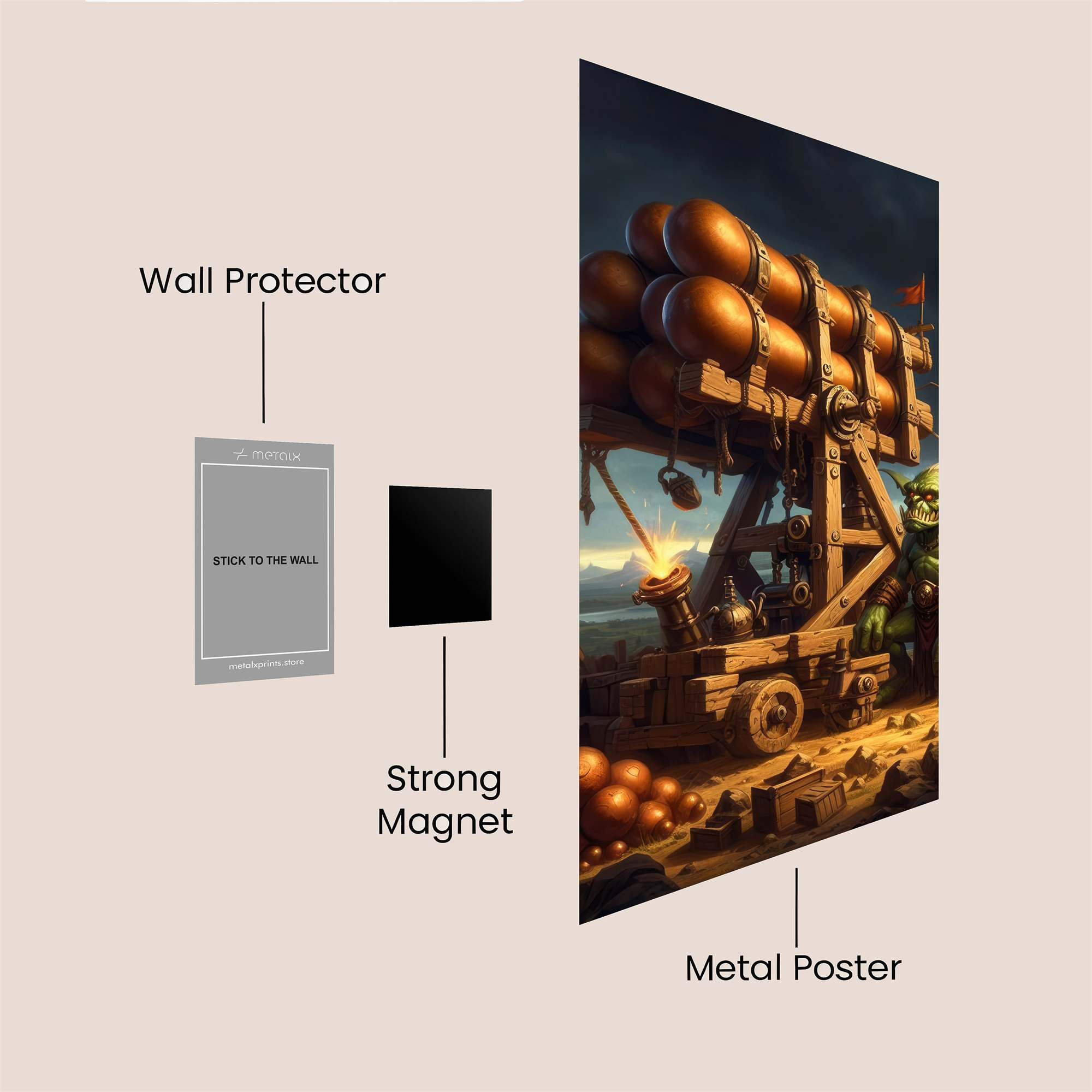 Goblin Siege Safe Wall Magnetic / M