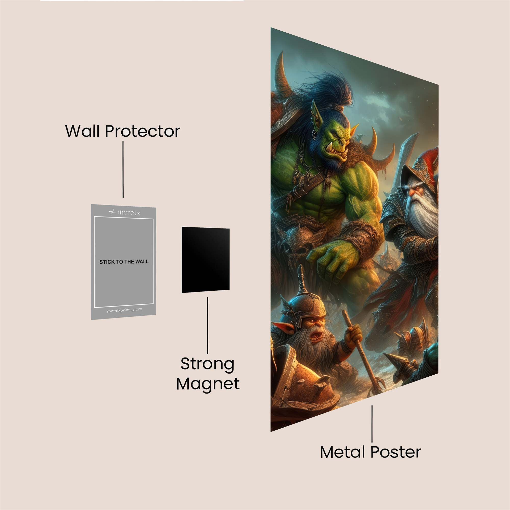 Orcish Valor Safe Wall Magnetic / M
