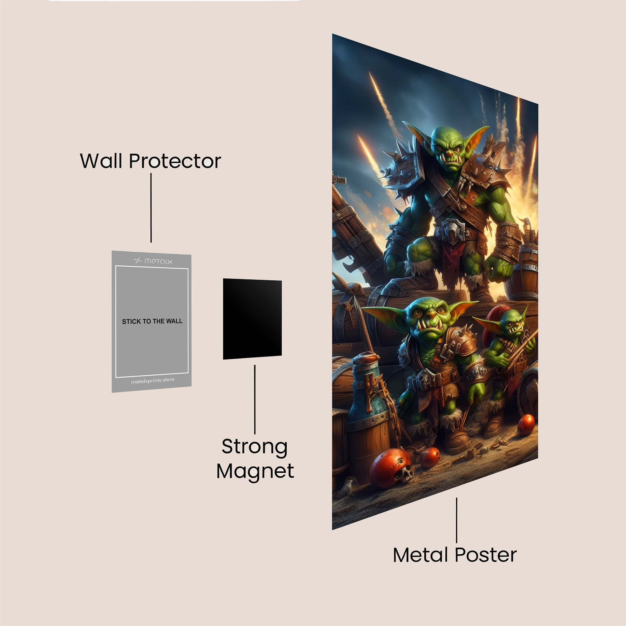 Goblins Explosive Safe Wall Magnetic / M