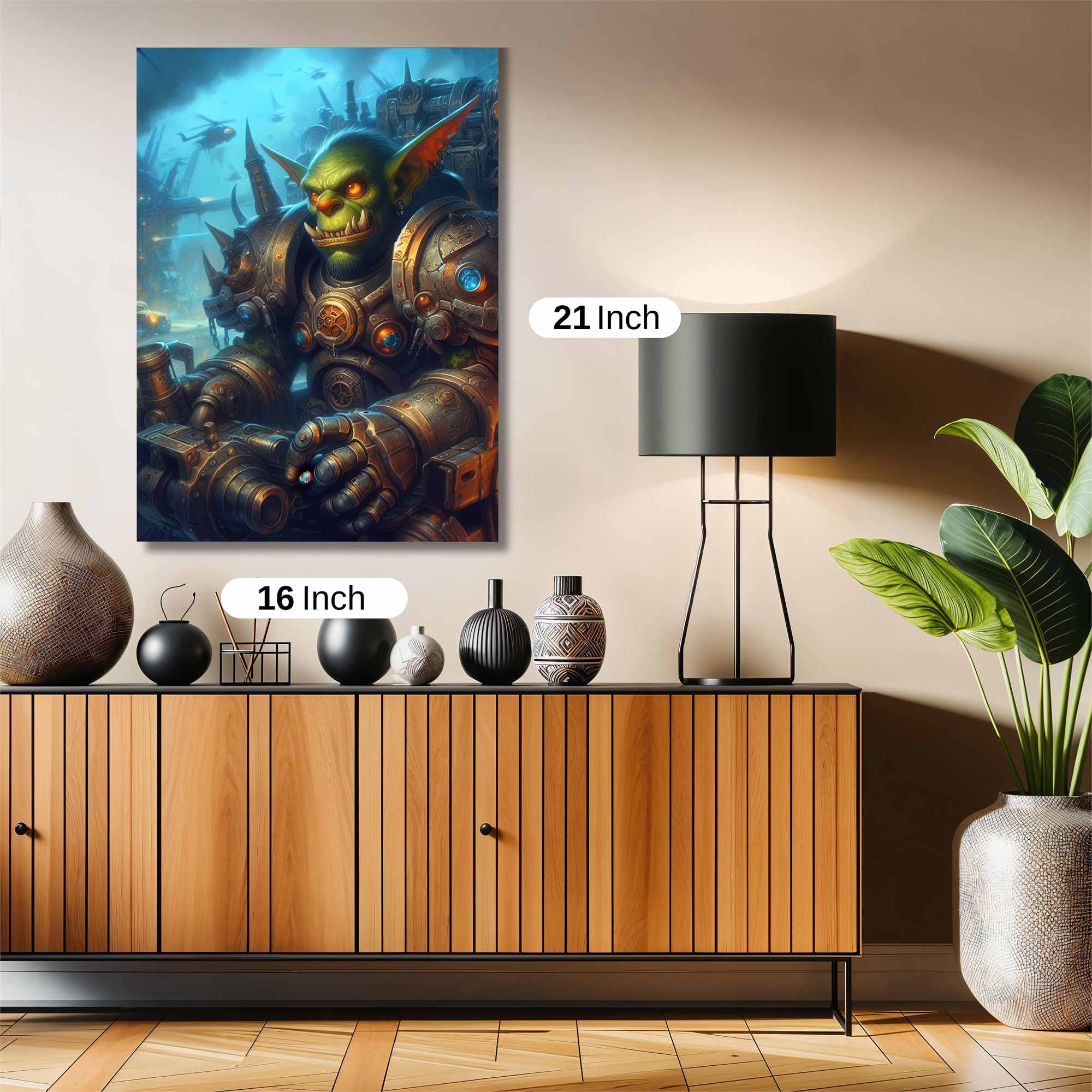Goblin Warlord Safe Wall Magnetic / M