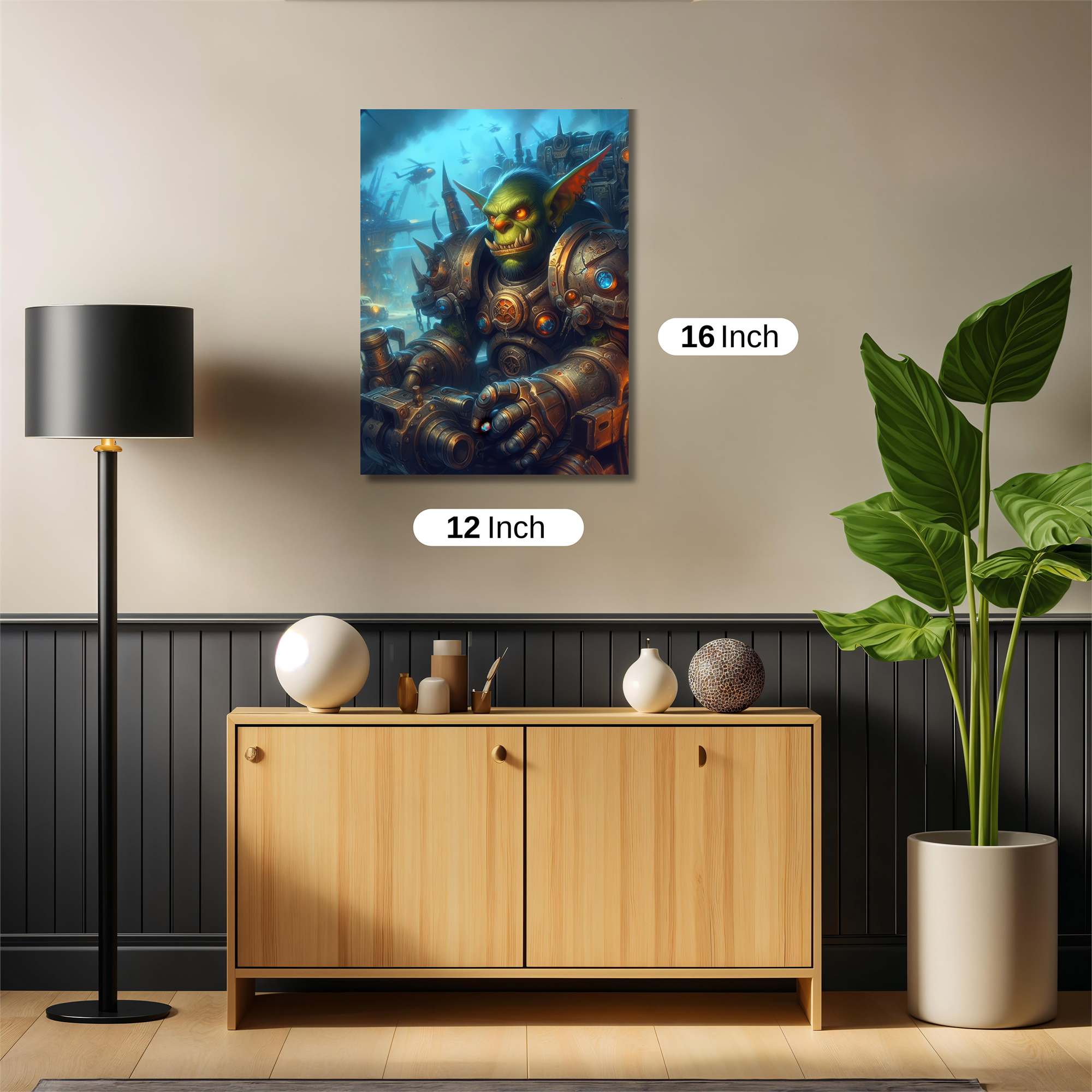 Goblin Warlord Safe Wall Magnetic / M