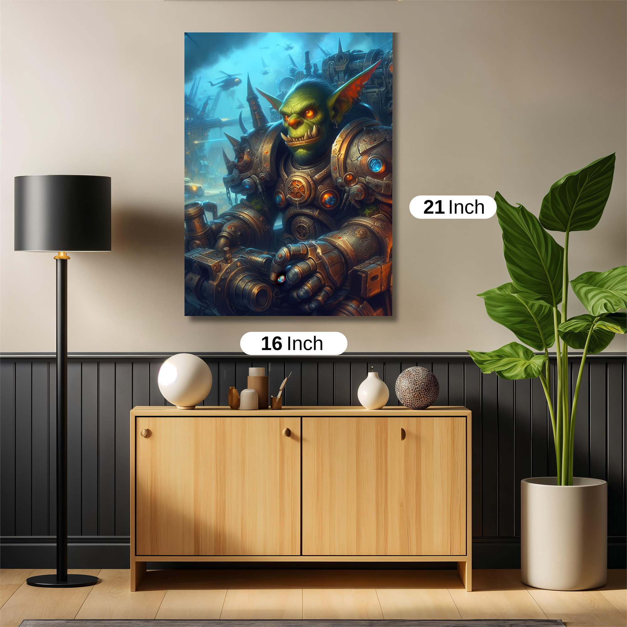 Goblin Warlord Safe Wall Magnetic / M