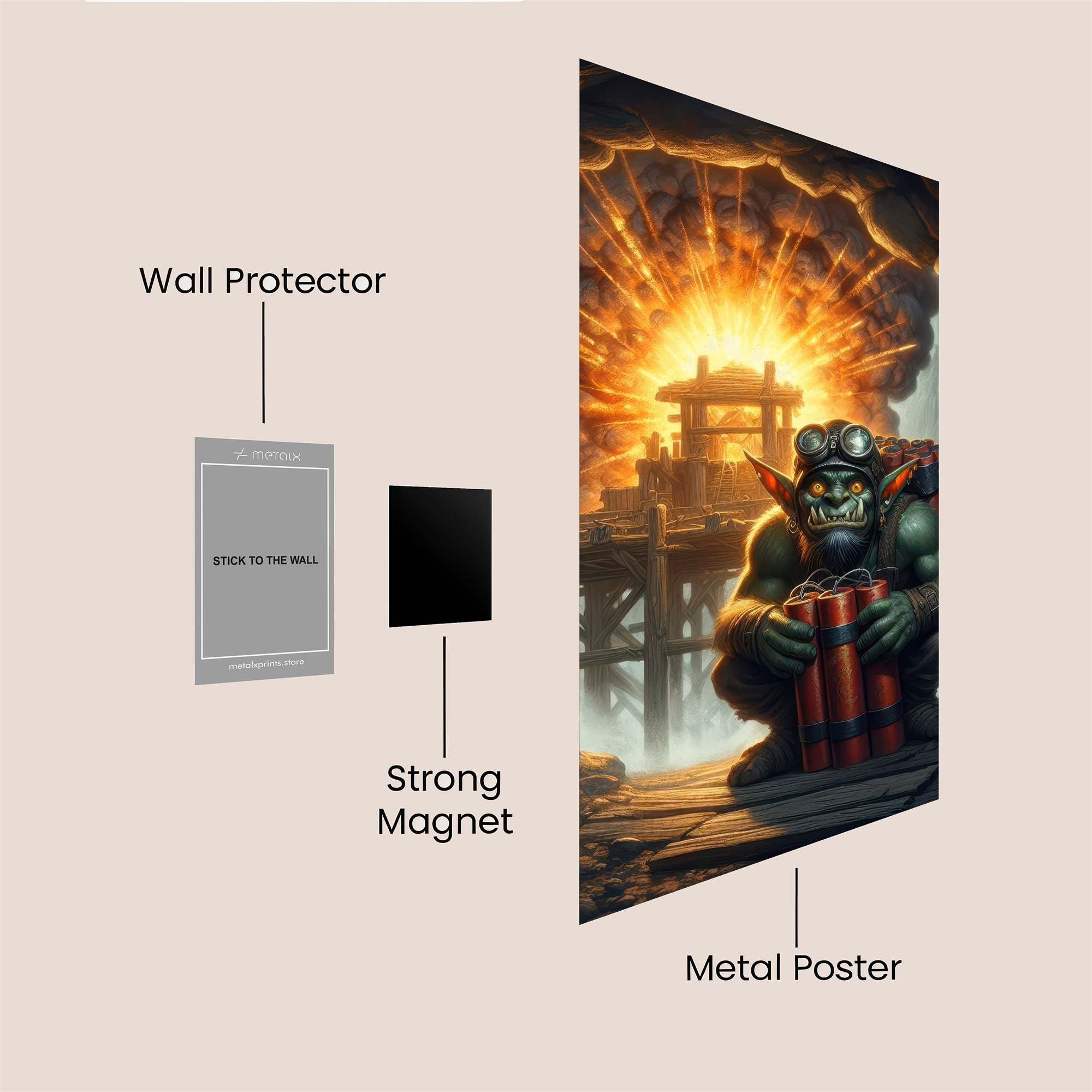 Goblin Explosive Safe Wall Magnetic / M