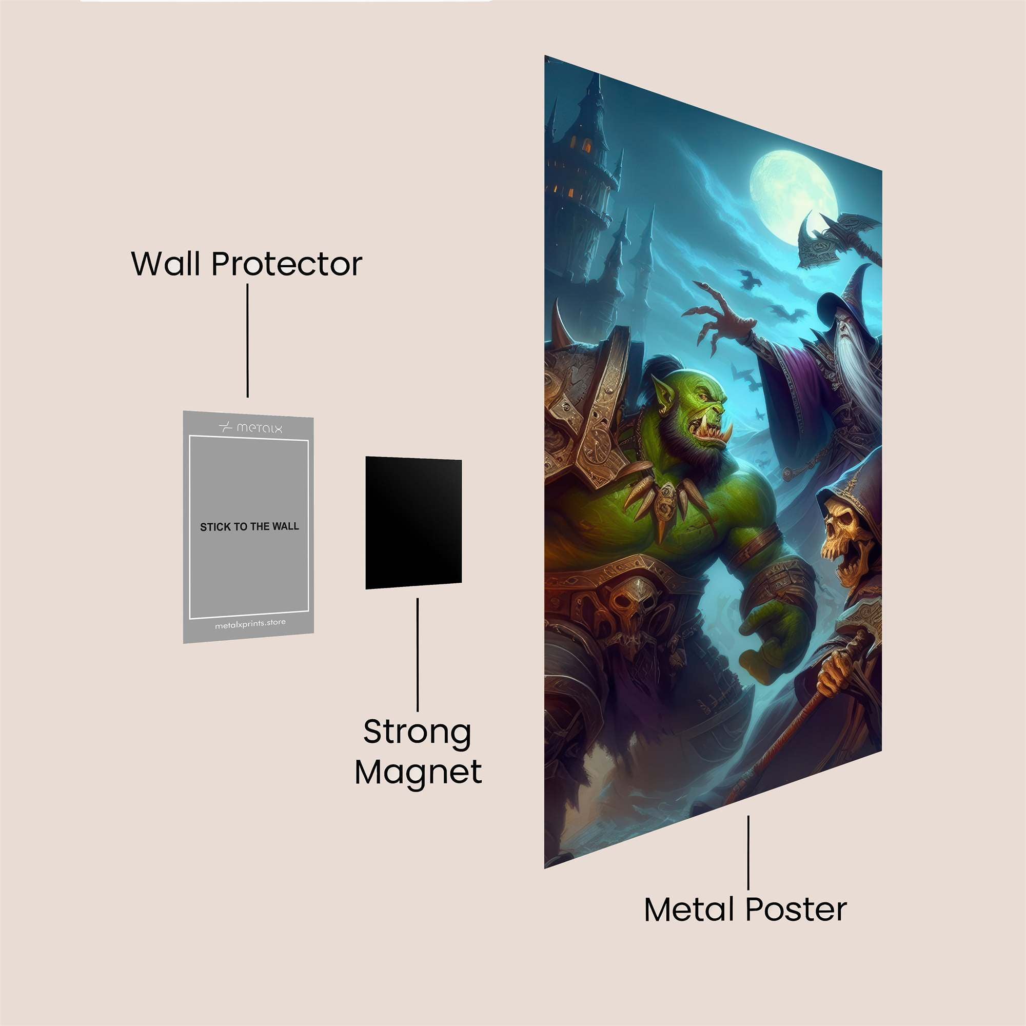 Orc Enchantment Safe Wall Magnetic / M