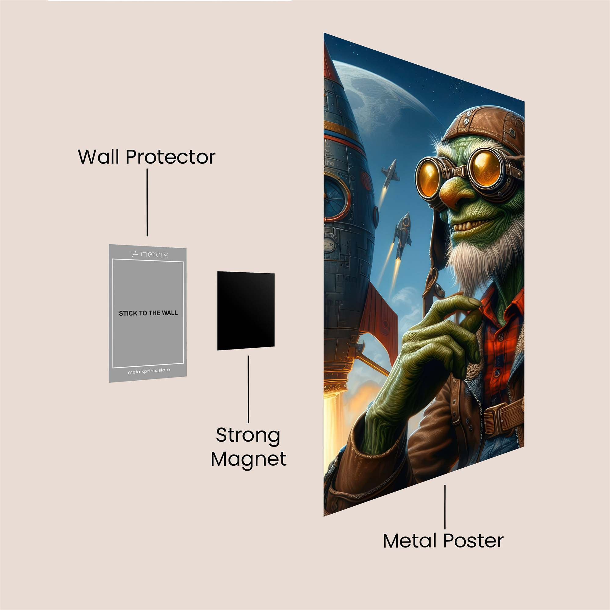 Goblin Adventurous Safe Wall Magnetic / M