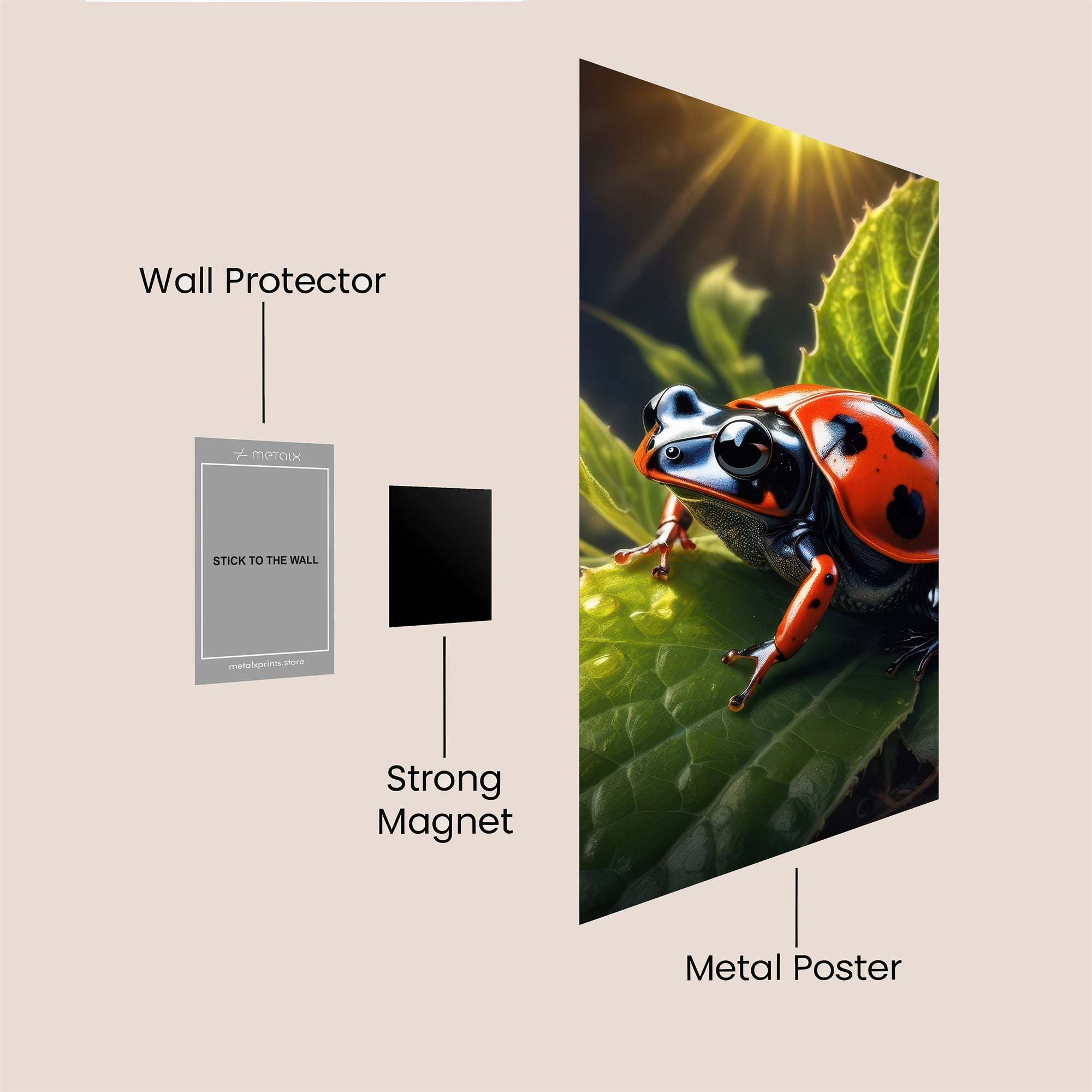 Poisonous Radiance Safe Wall Magnetic / M