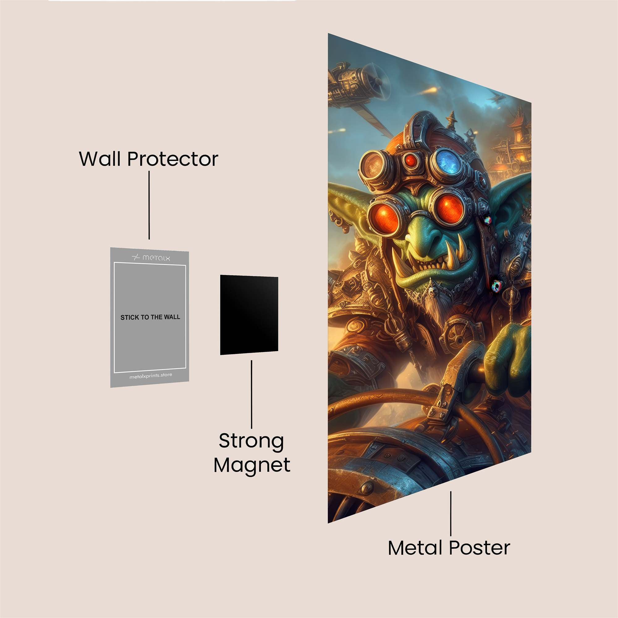 Goblin Havoc Safe Wall Magnetic / M