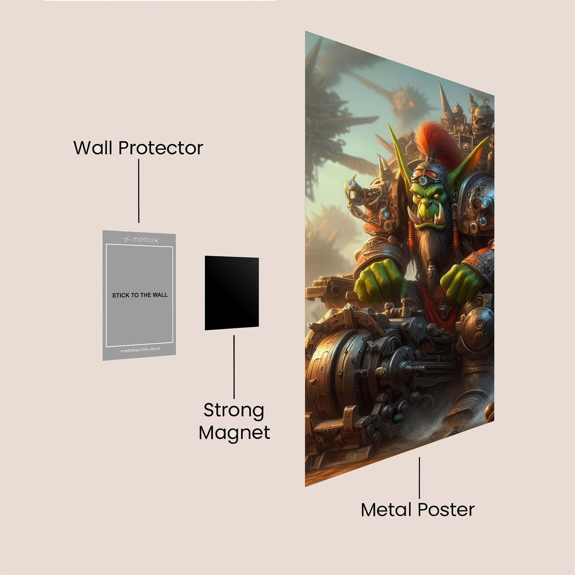 Thrall Triumphant Safe Wall Magnetic / M