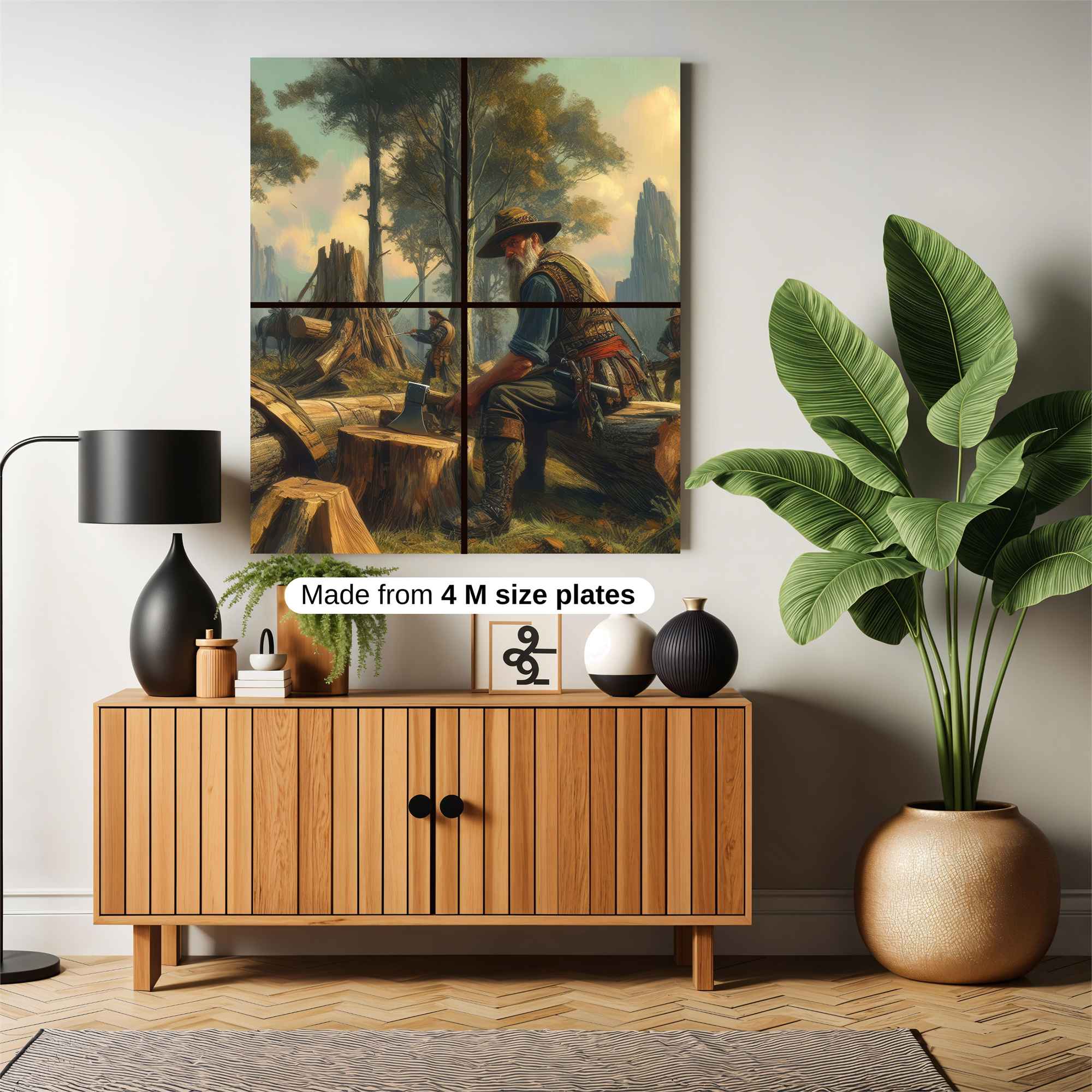 Lumberjack Serenity Safe Wall Magnetic / M