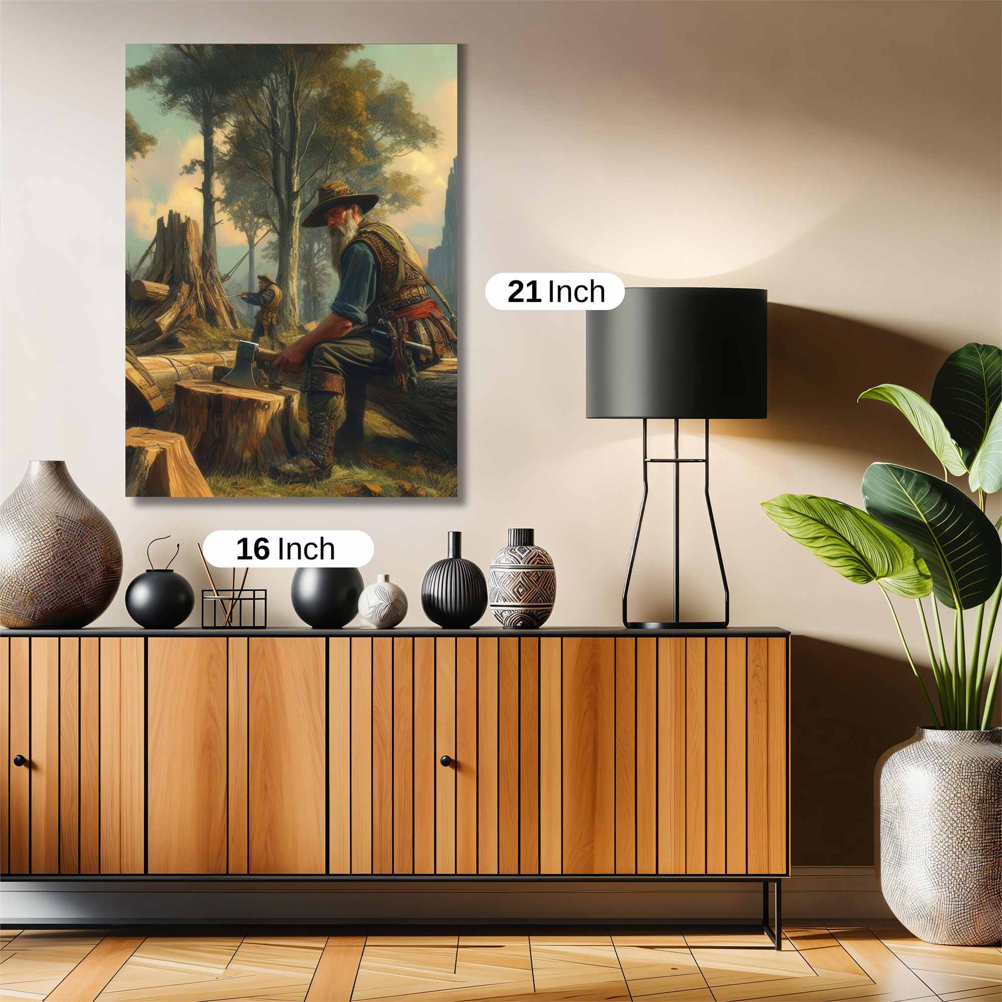 Lumberjack Serenity Safe Wall Magnetic / M