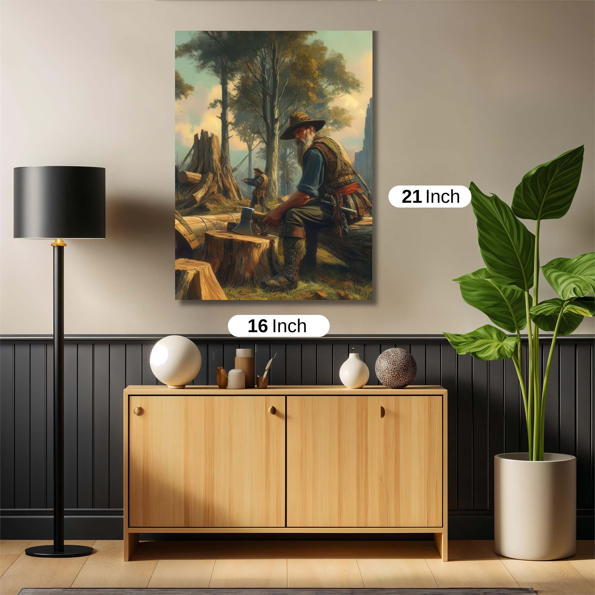 Lumberjack Serenity Safe Wall Magnetic / M