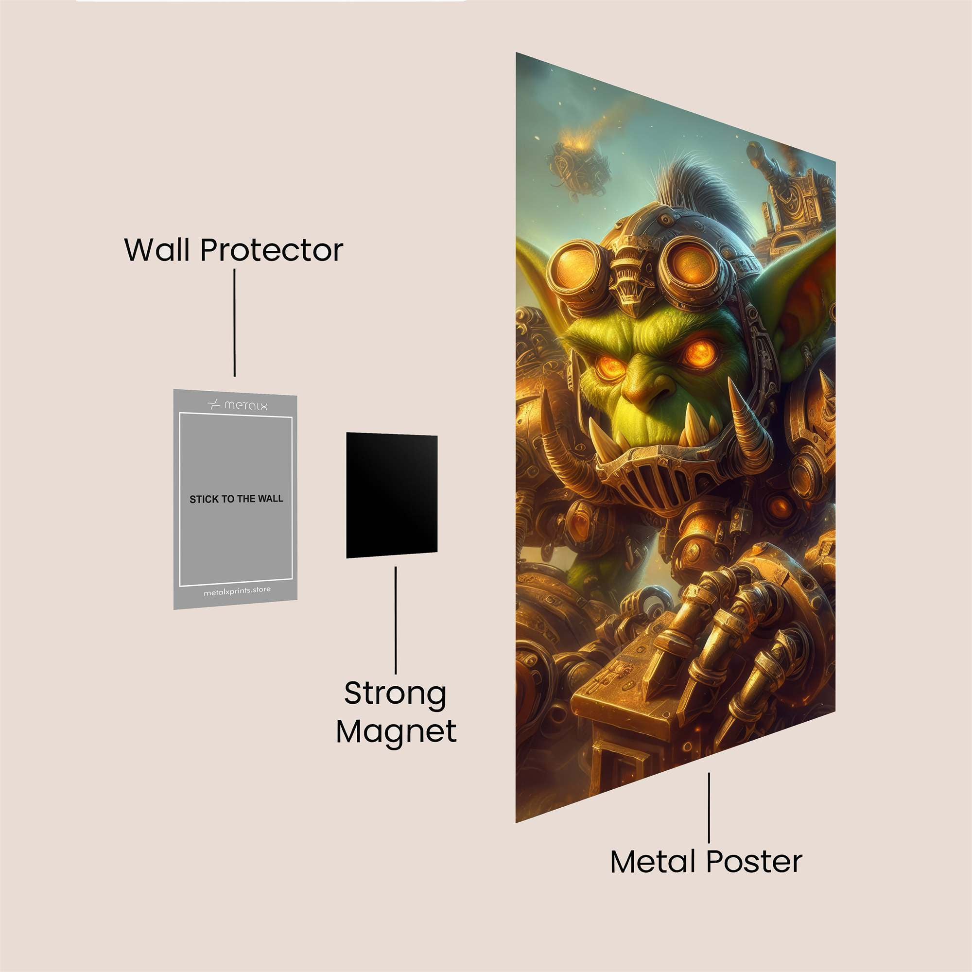 Goblin Rampage Safe Wall Magnetic / M