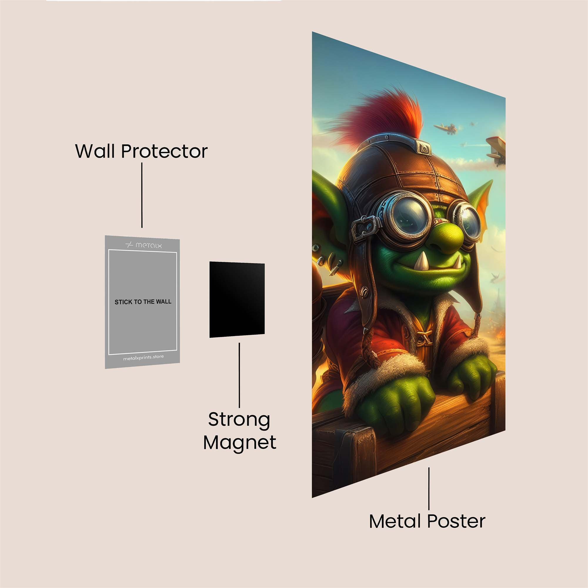 Goblin Valor Safe Wall Magnetic / M