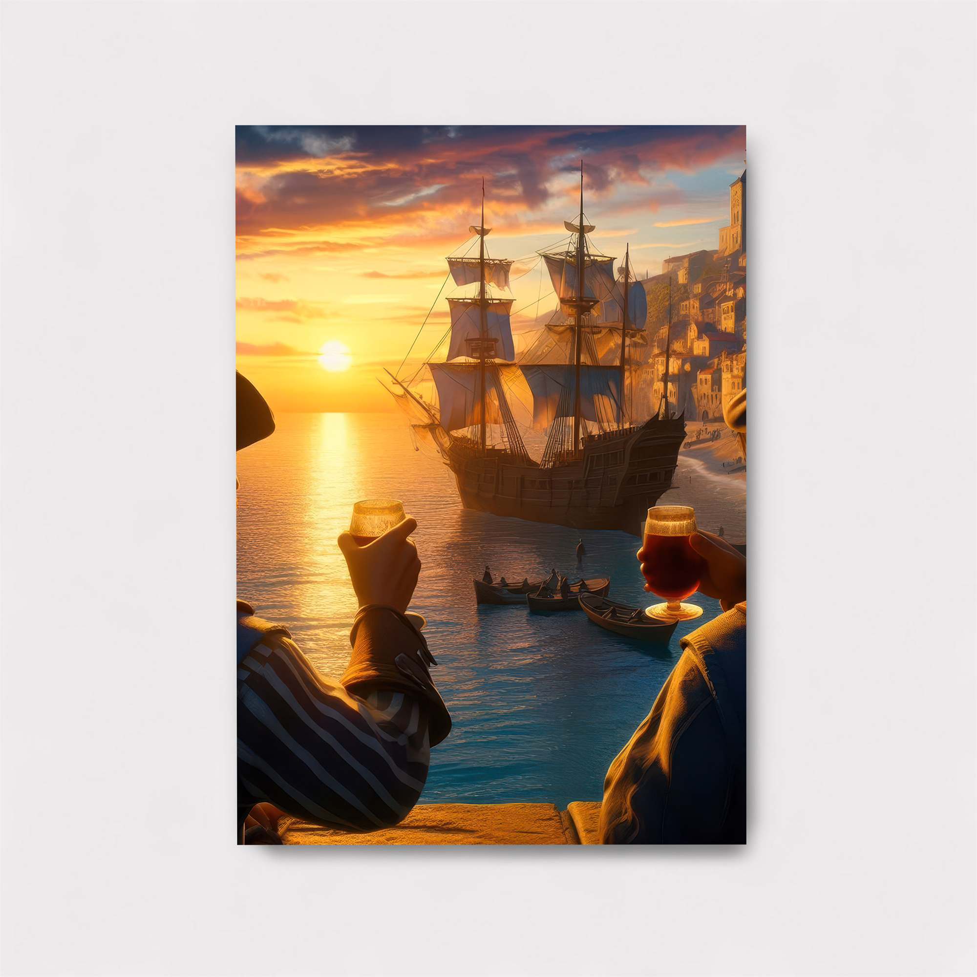 Pirate Sunset Safe Wall Magnetic / M