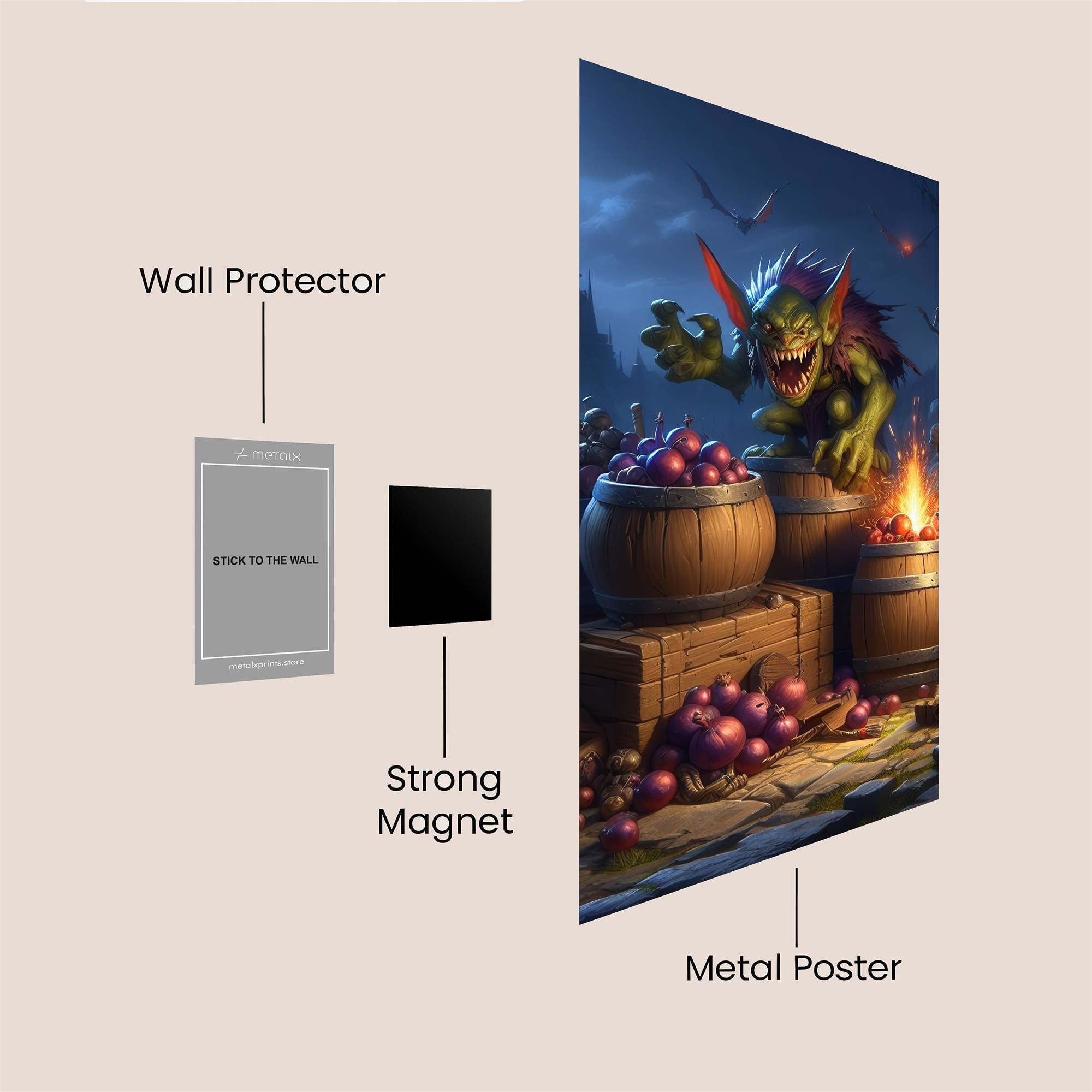 Goblin Mischief Safe Wall Magnetic / M