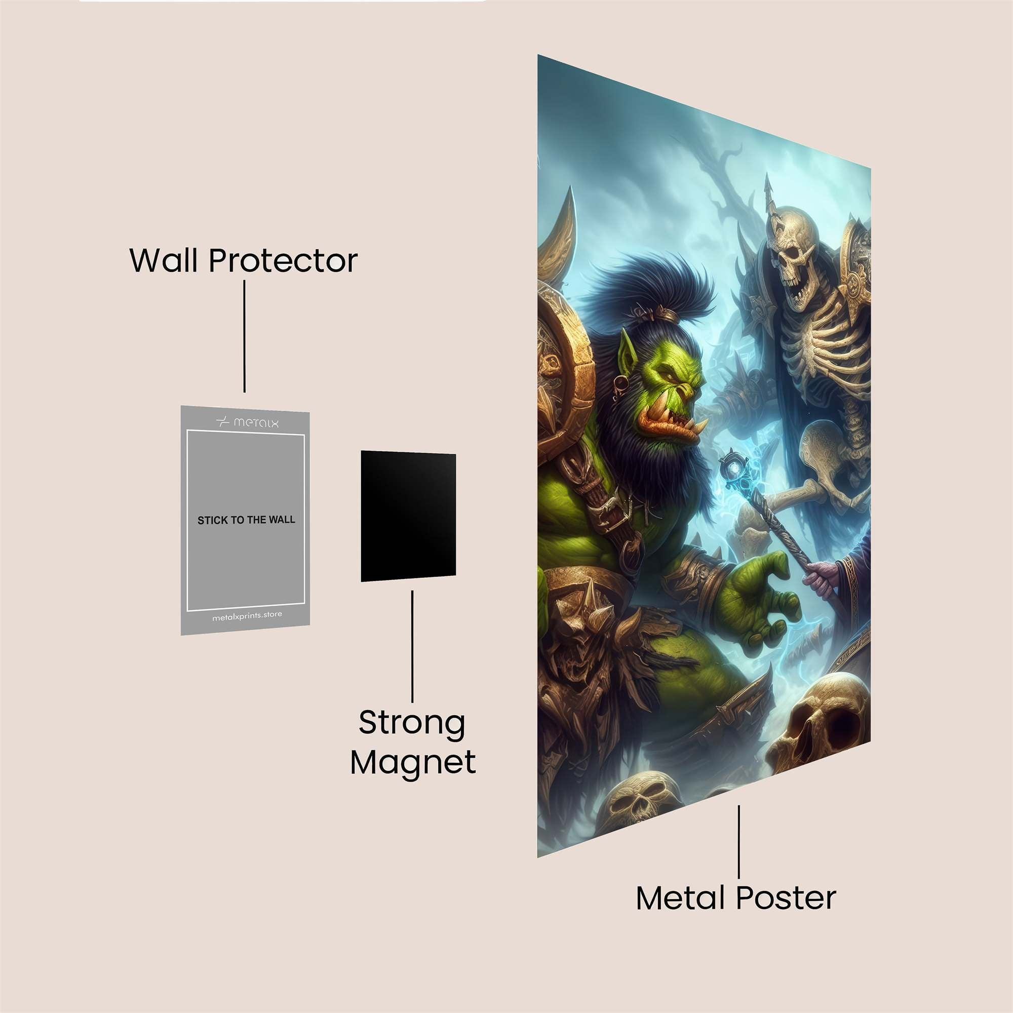 Orc Valor Safe Wall Magnetic / M