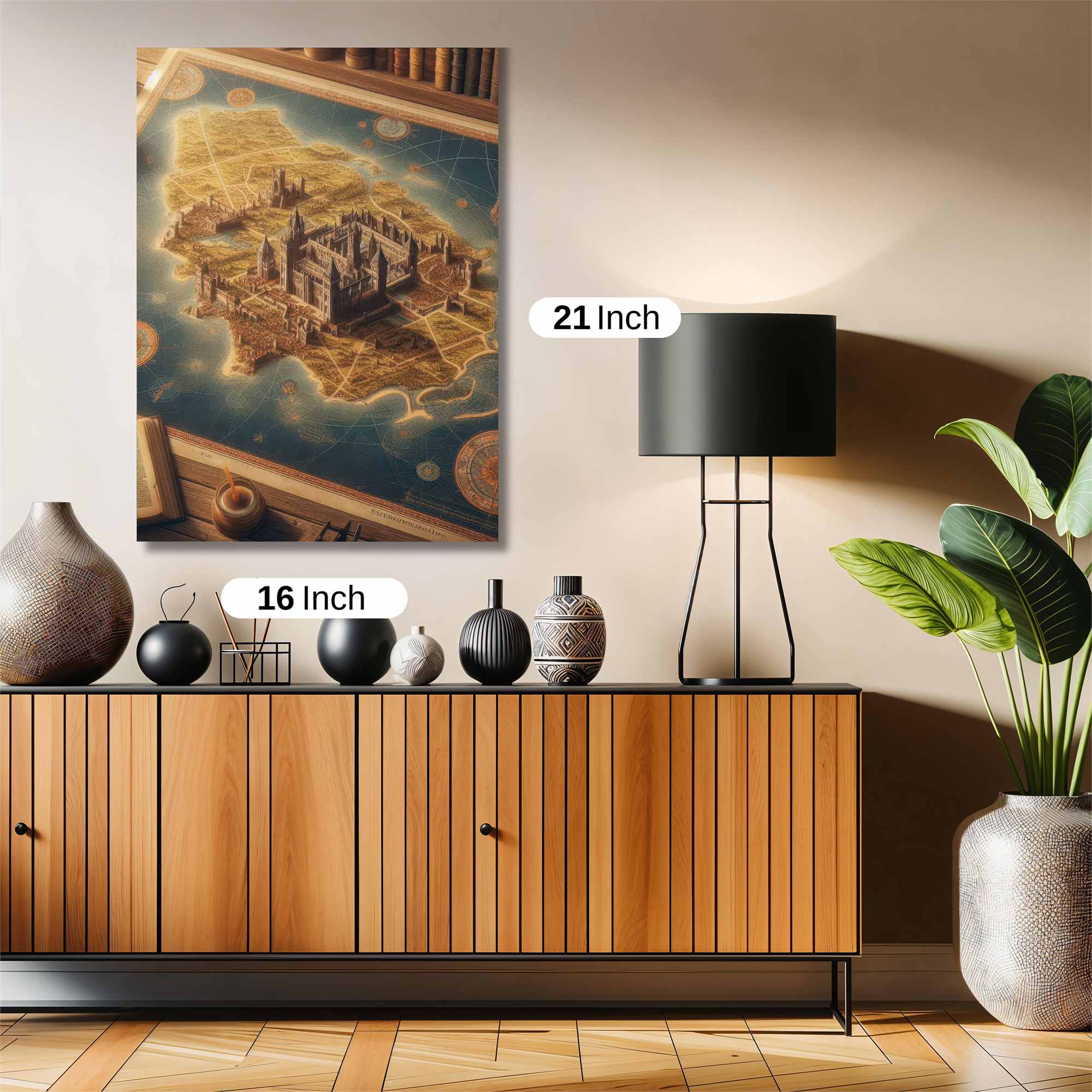 Hogwarts Enigmatic Safe Wall Magnetic / M