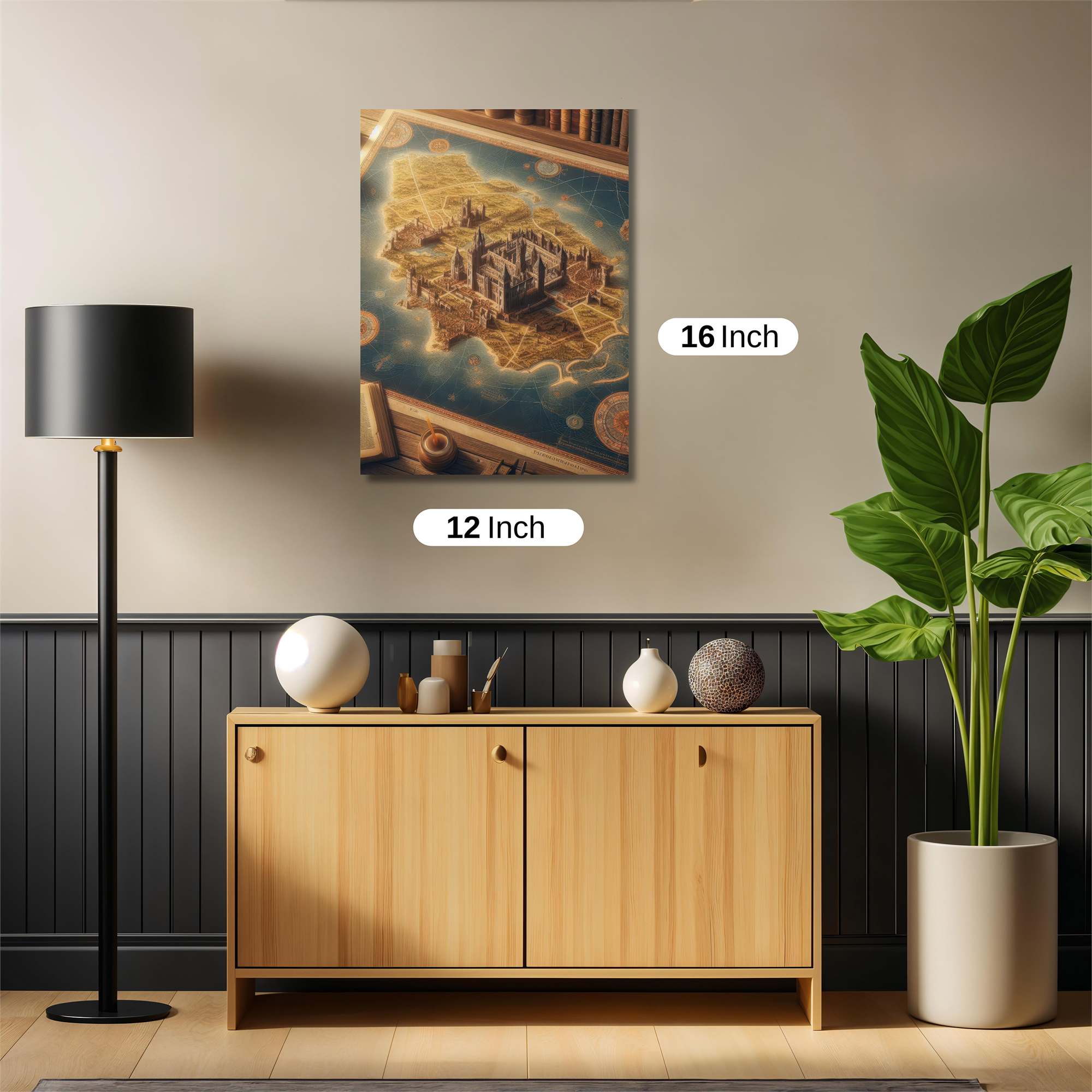 Hogwarts Enigmatic Safe Wall Magnetic / M