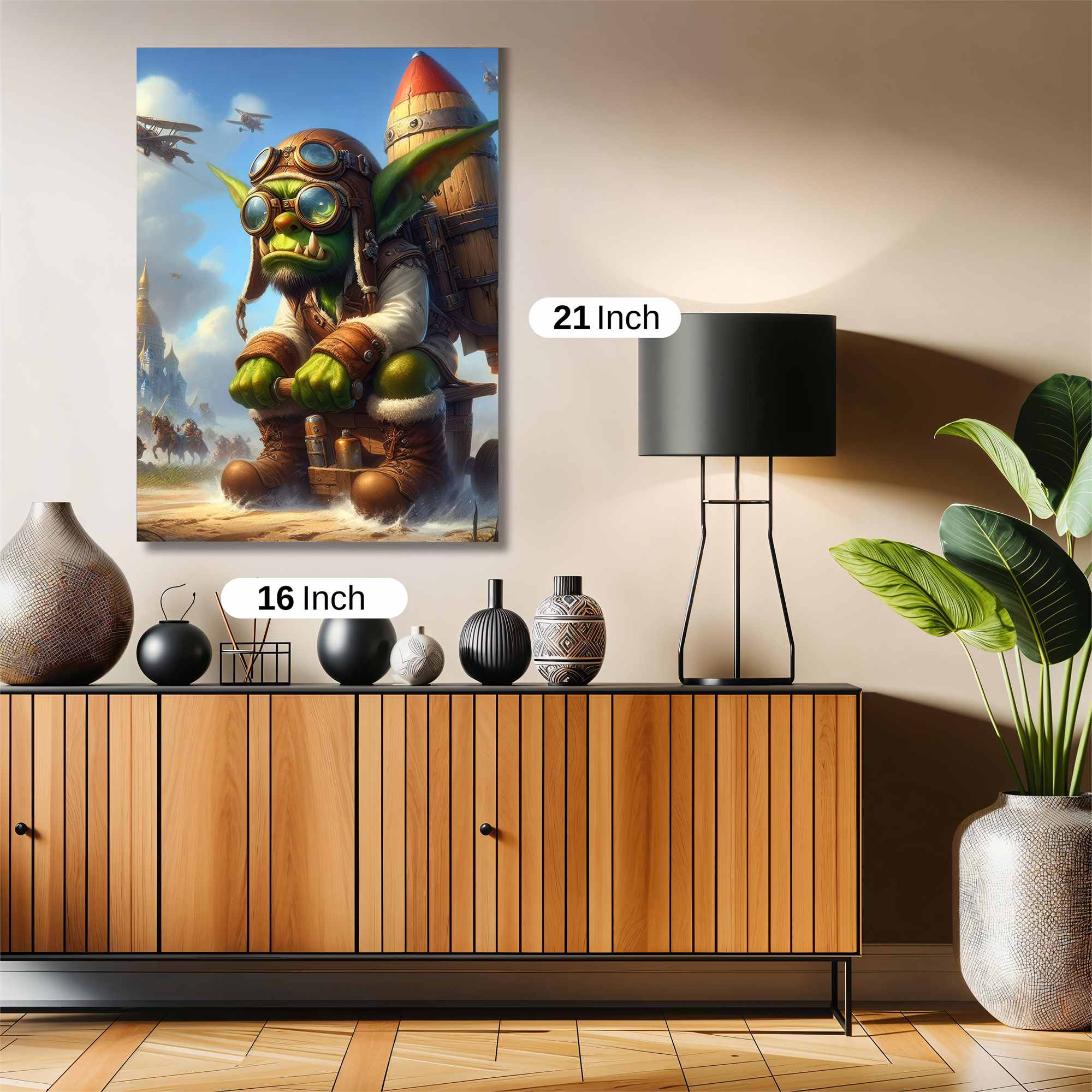 Goblin Adventurer Safe Wall Magnetic / M