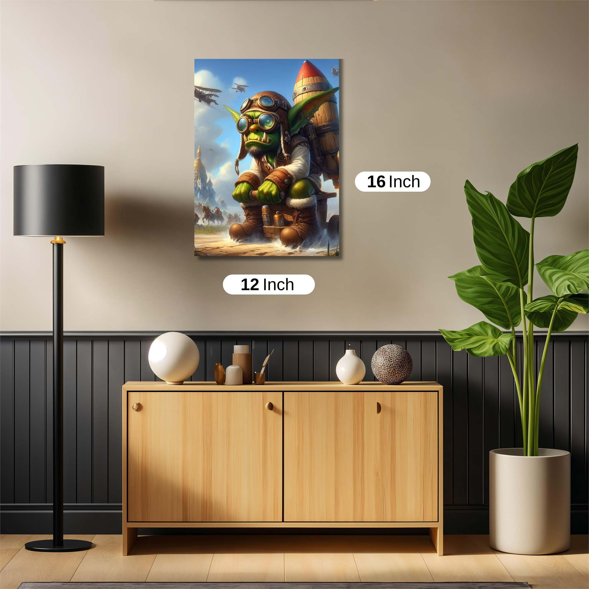 Goblin Adventurer Safe Wall Magnetic / M